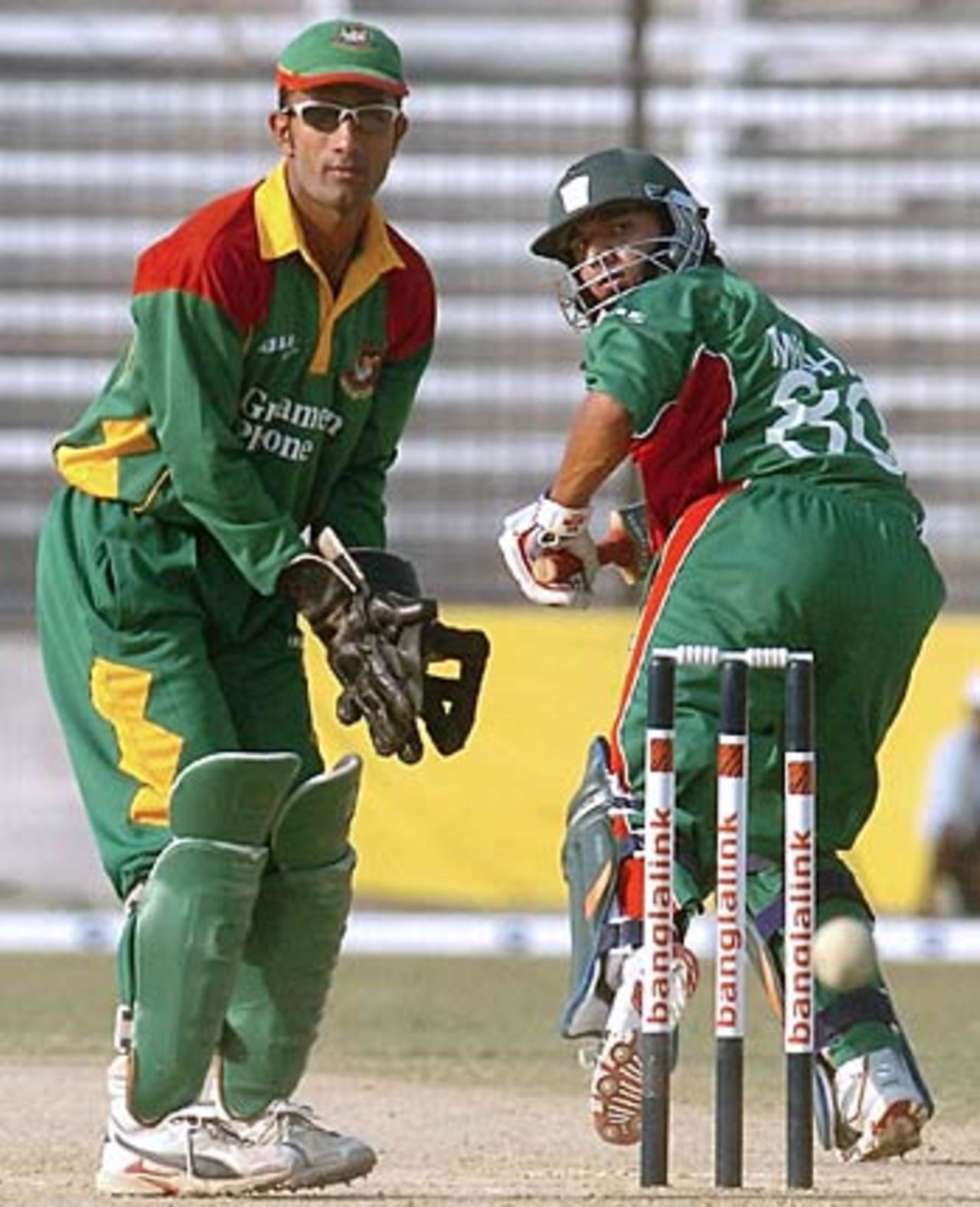 Tanmay Mishra clips a boundary, Bangladesh v Kenya, 3rd ODI, Fattullah, March 23, 2006