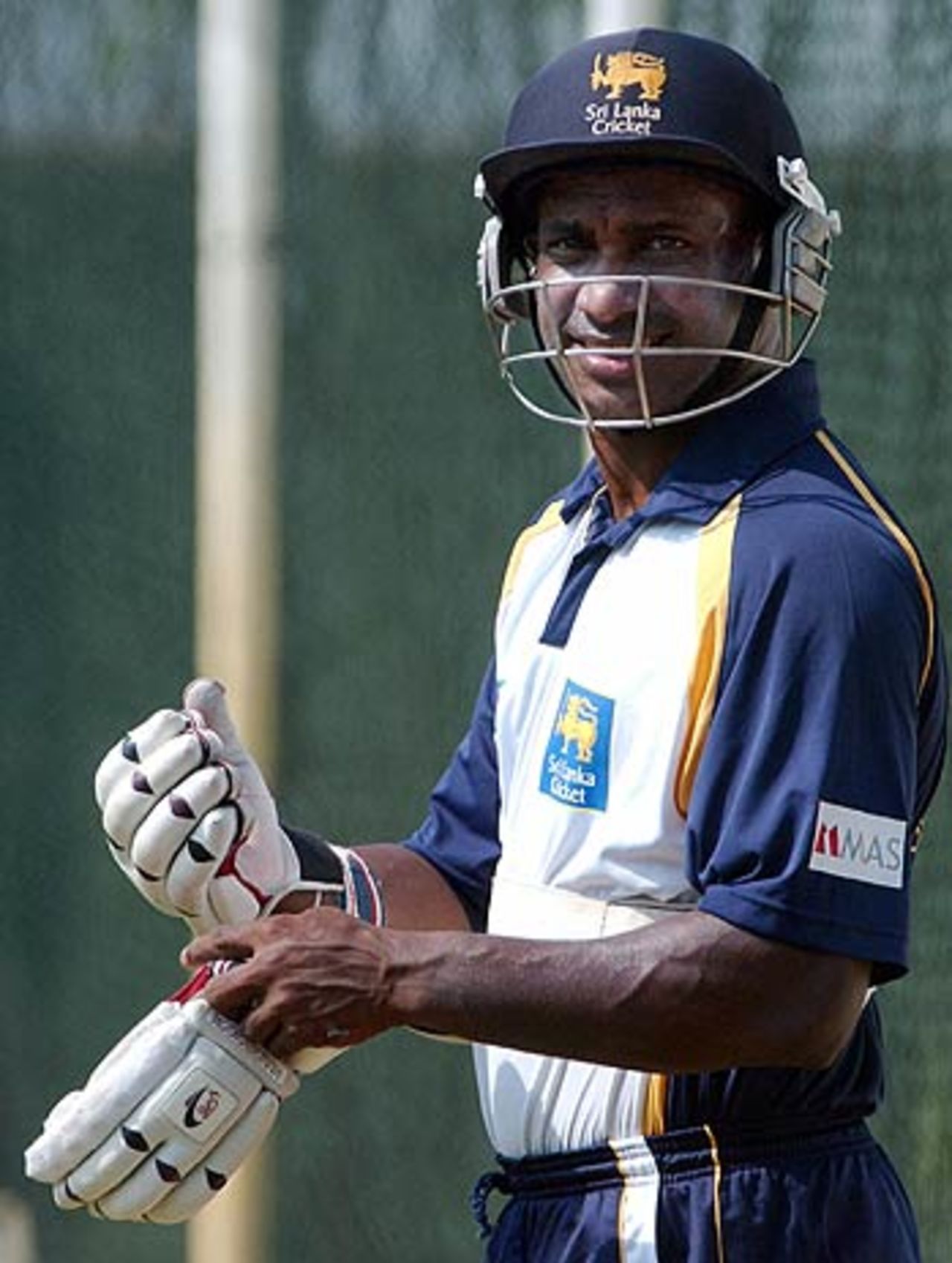 Sanath Jayasuriya after a net session, Colombo, March 24 2006