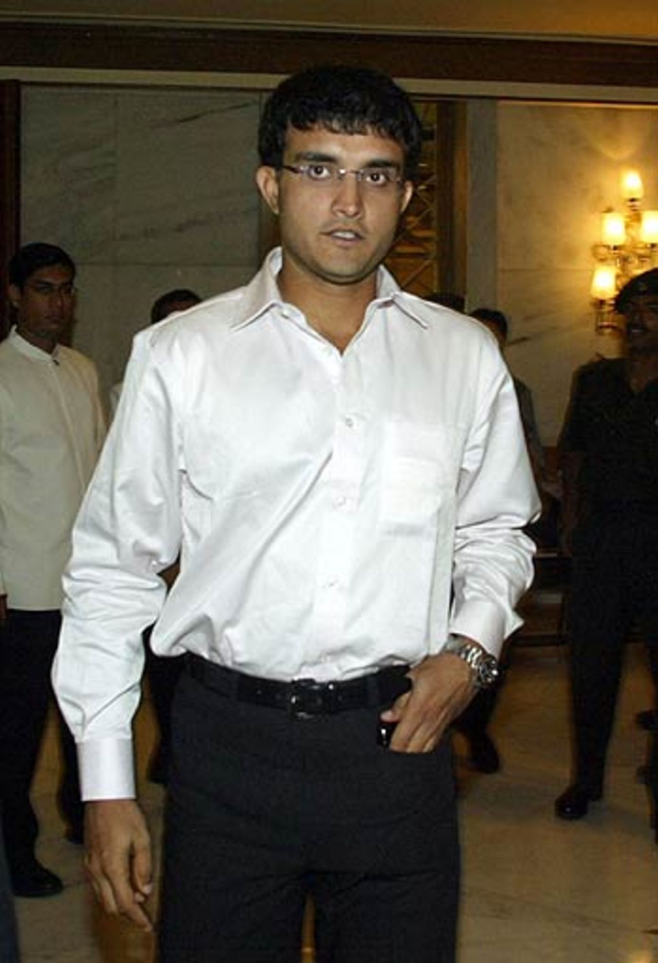 Sourav Ganguly arrives for a BCCI meeting, New Delhi, March 26 2006