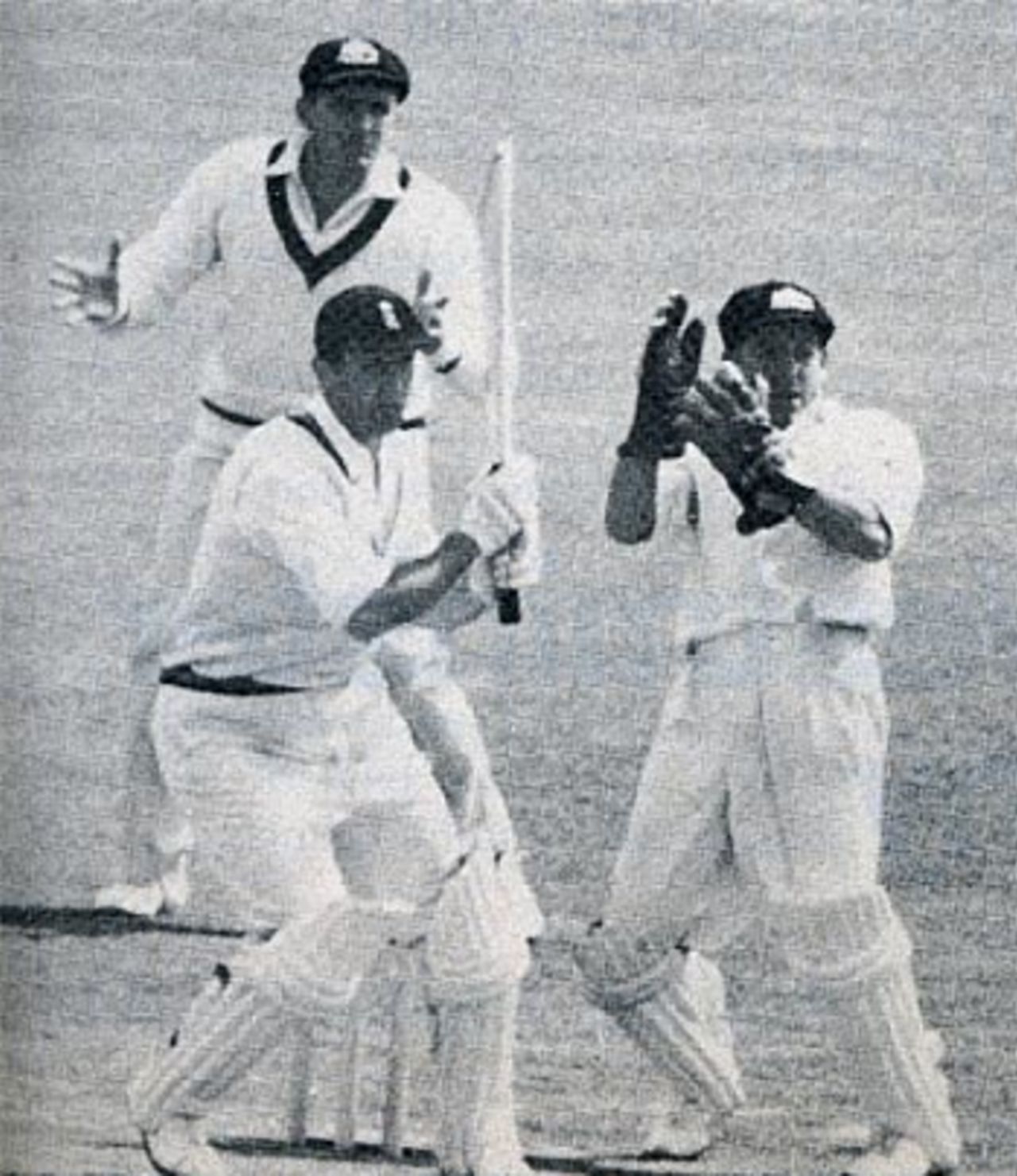 Ted Dexter during his match-saving 180, England v Australia, Edgbaston, 1961