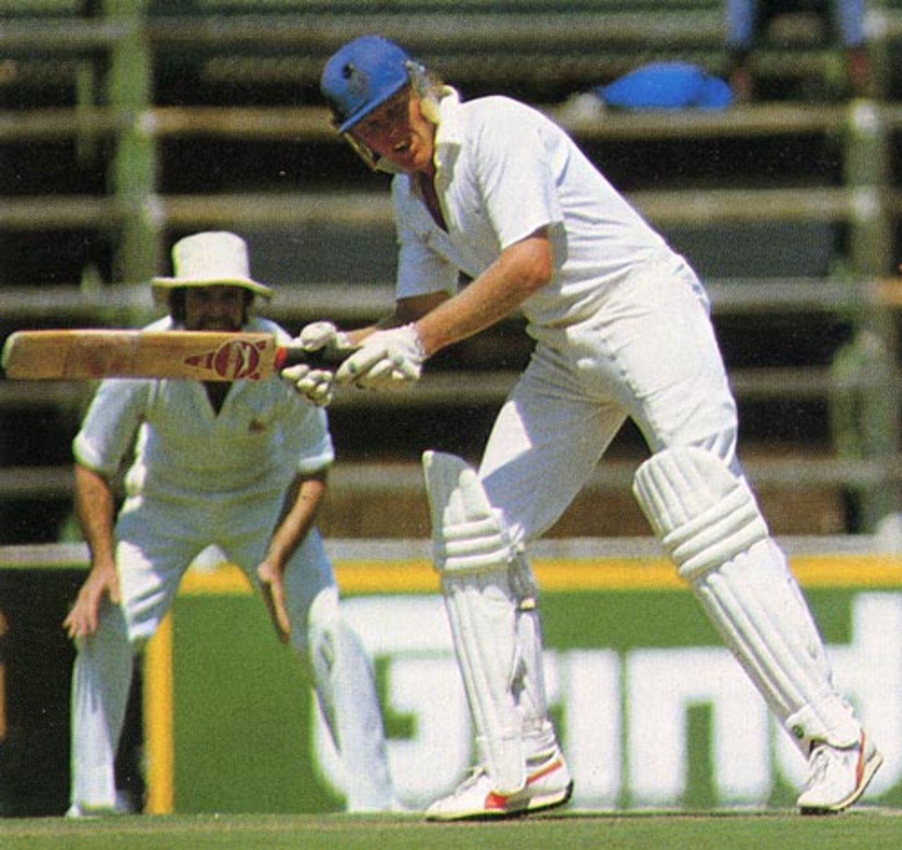 Barry Richards batting against the English rebel XI in 1981-82