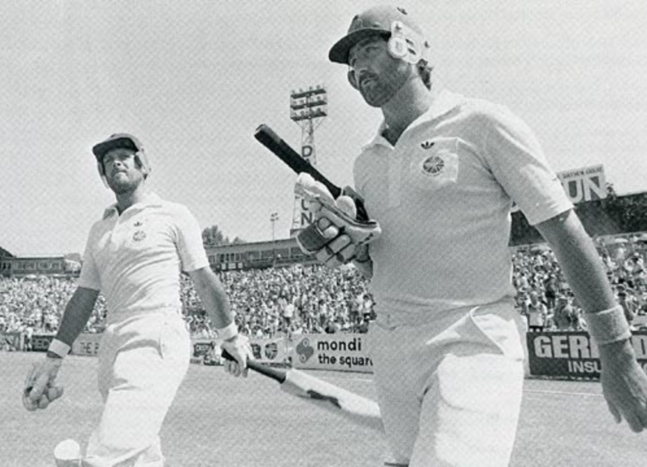 Geoff Boycott and Graham Gooch go out to bat for the English rebels in South Africa in 1981-82