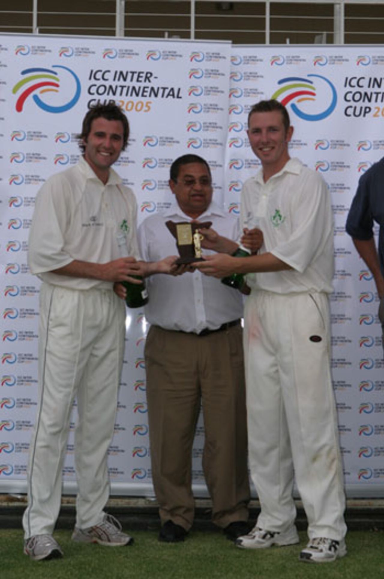 Kyle McCallan and Andrew White shared the man of the match award in the final