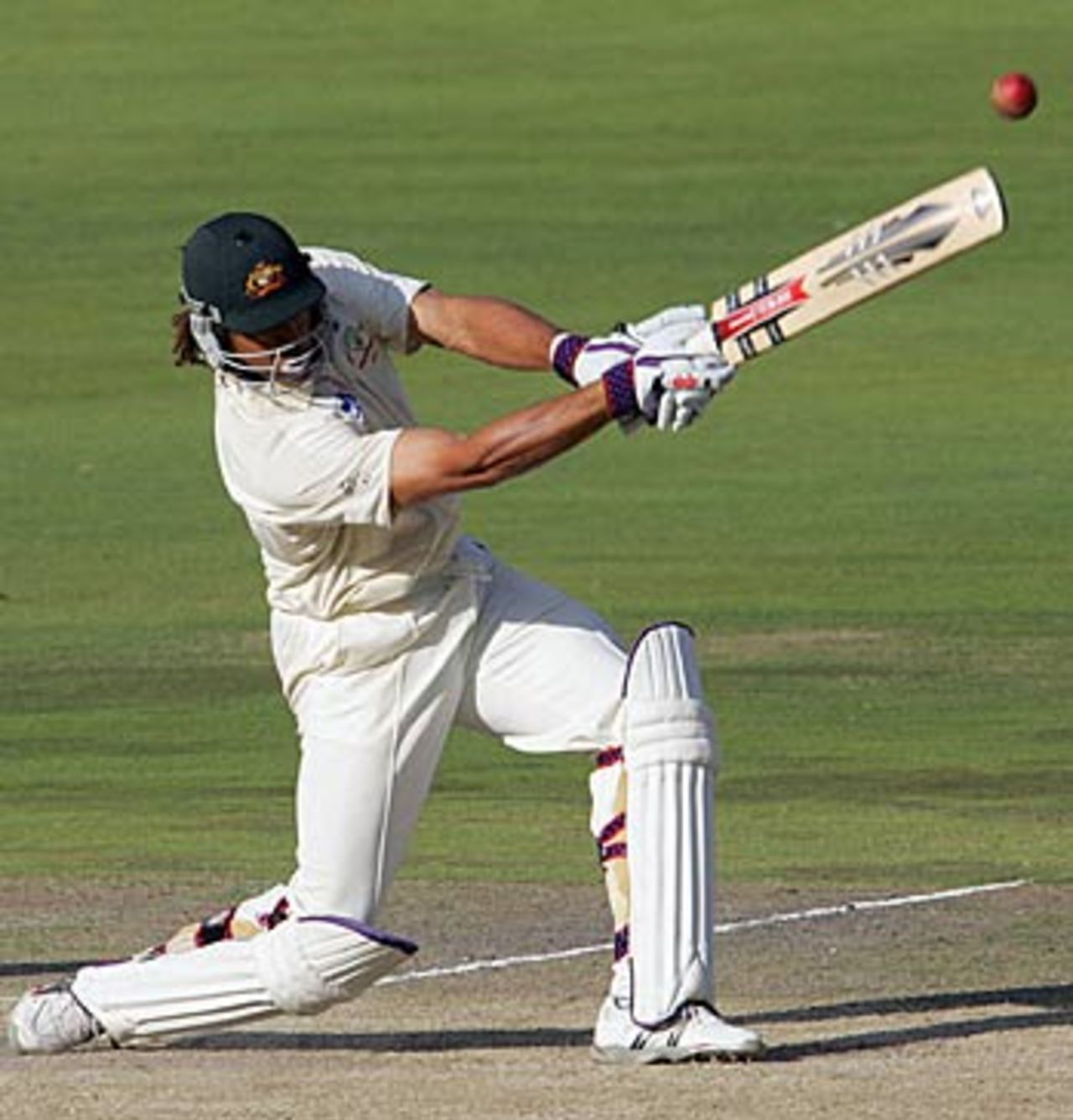 Andrew Symonds cracked a rapid 29 off 26 balls but fell to bring South Africa back into the contest, South Africa v Australia, 3rd Test, Johannesburg, April 3, 2006