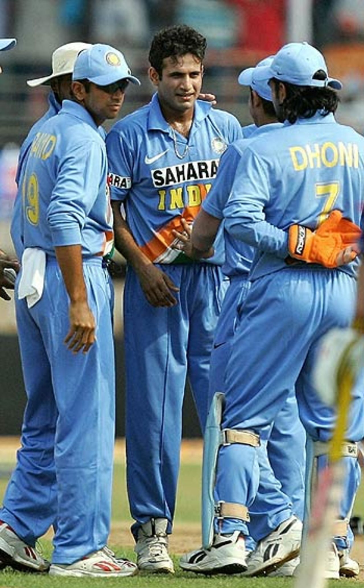 Irfan Pathan provided India with the early wicket yet again, India v England, 4th ODI, Kochi, April 6, 2006