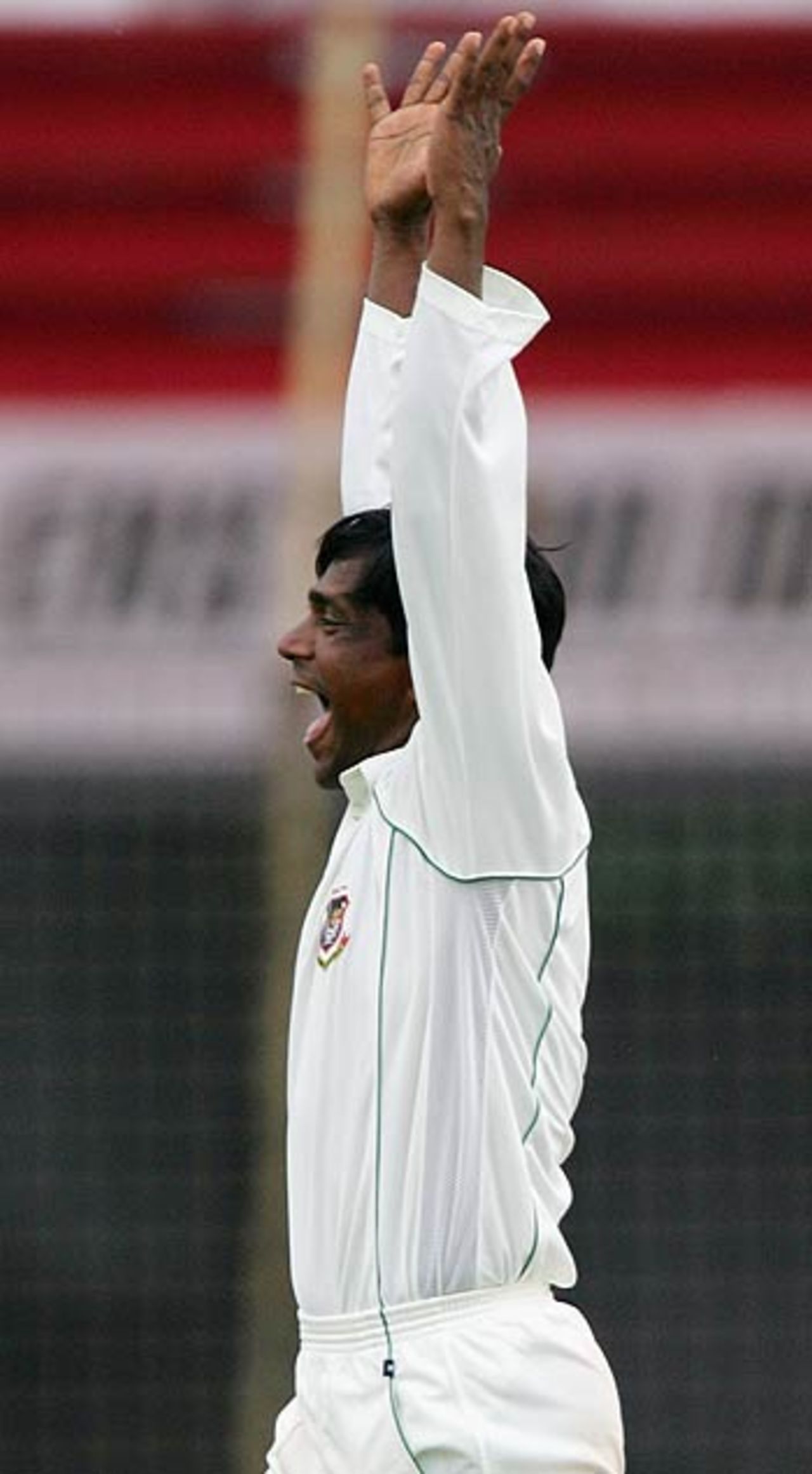 Mohammad Rafique picked up Phil Jaques for 66 on day two, Bangladesh v Australia, 2nd Test, Chittagong, 2nd day, April 17, 2006