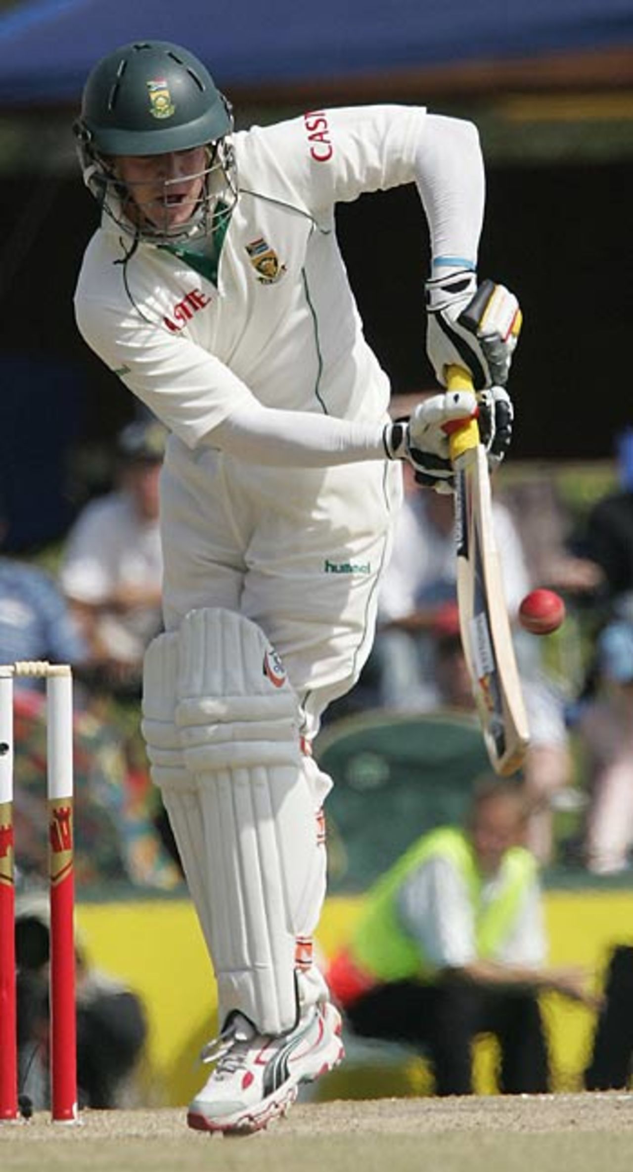 AB de Villiers tucks one off his hips during his hardworking stand with Jacques Kallis, South Africa v New Zealand, 1st Test, Centurion Park, April 17, 2006