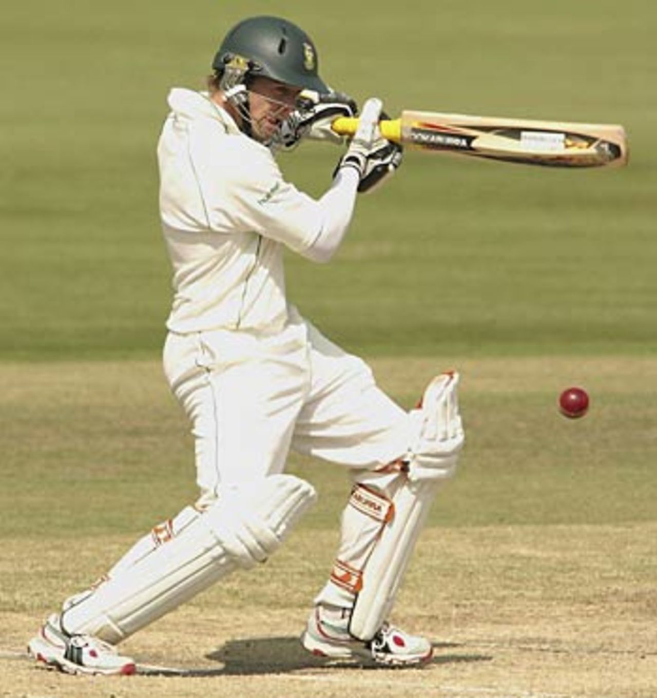 de Villiers punches through the covers during his superb 97, which carried South Africa to a lead of 229, South Africa v New Zealand, 1st Test, Centurion Park, April 17, 2006
