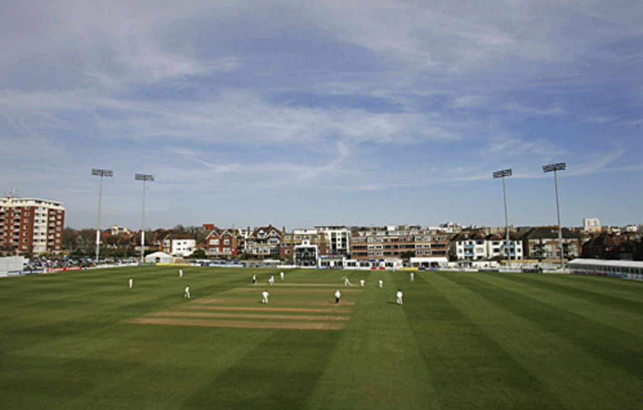 Quintessentially English: the county ground at Hove, Sussex v Warwickshire, Hove, April 22, 2006