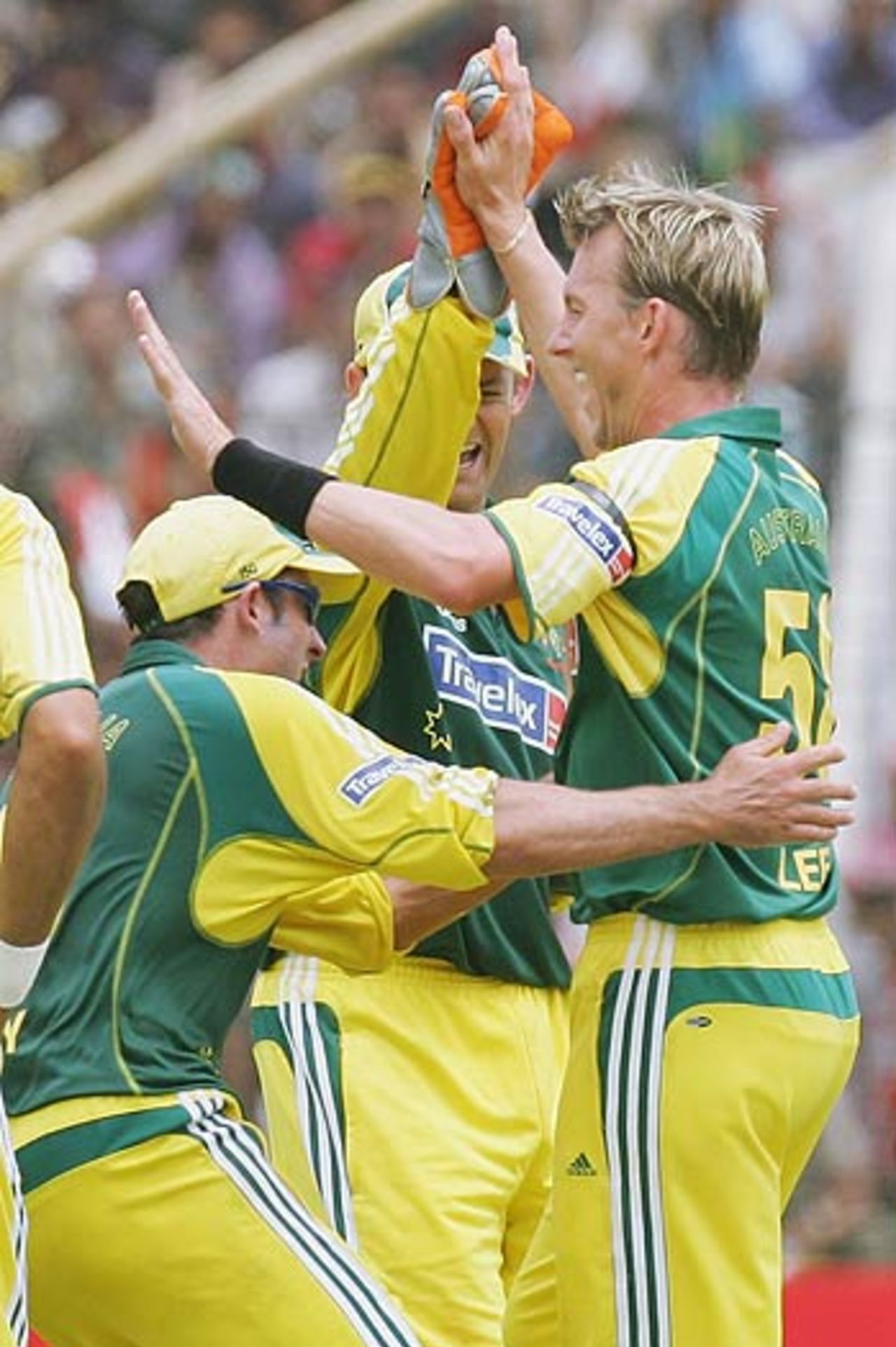 Adam Gilchrist celebrates the dismissal of Tushar Imran | ESPNcricinfo.com