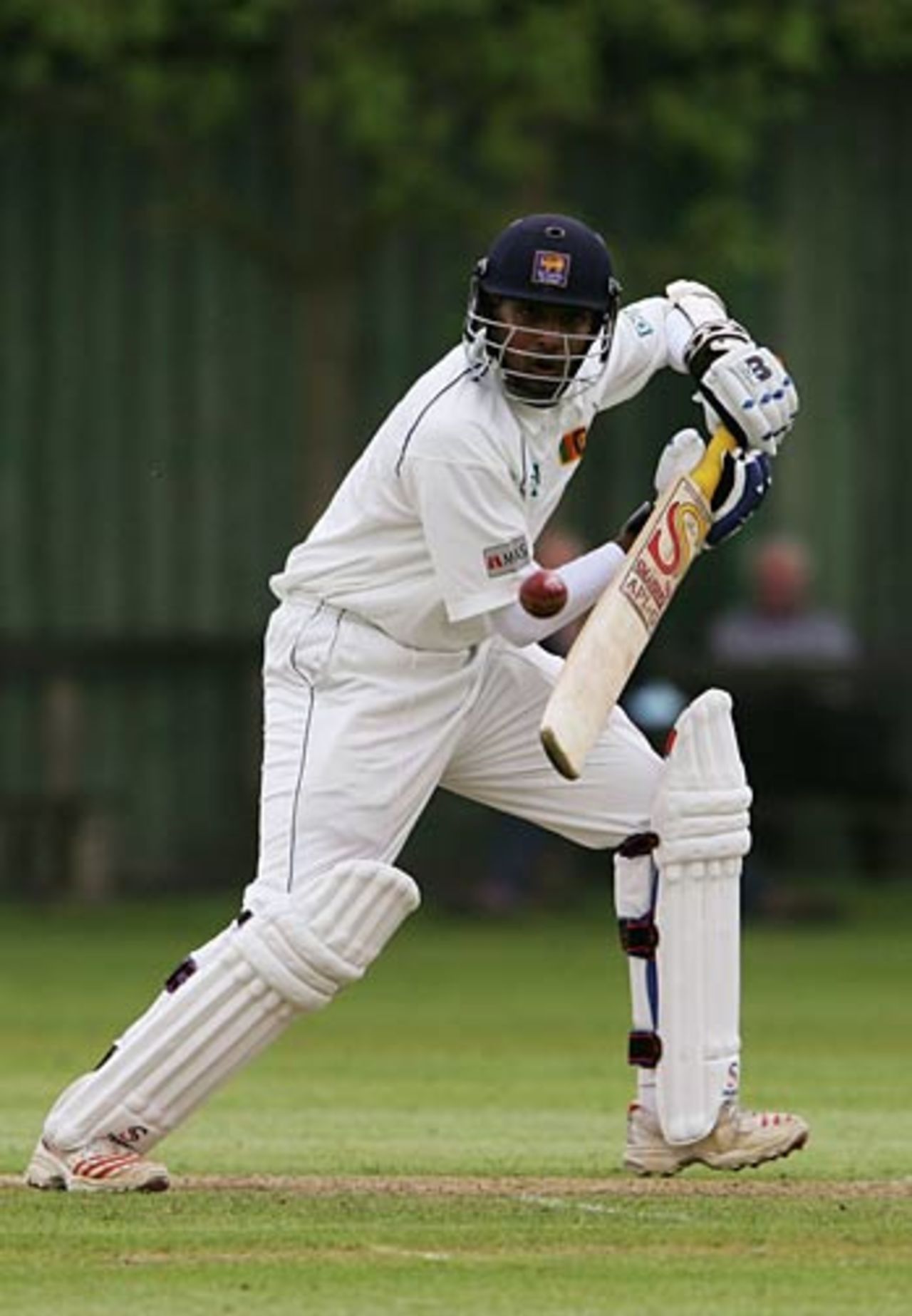 Tilan Samaraweera plays through the offside as Sri Lanka's middle order loses its way, British Universities v Sri Lankans, Tour match, Fenner's, April 24, 2006
