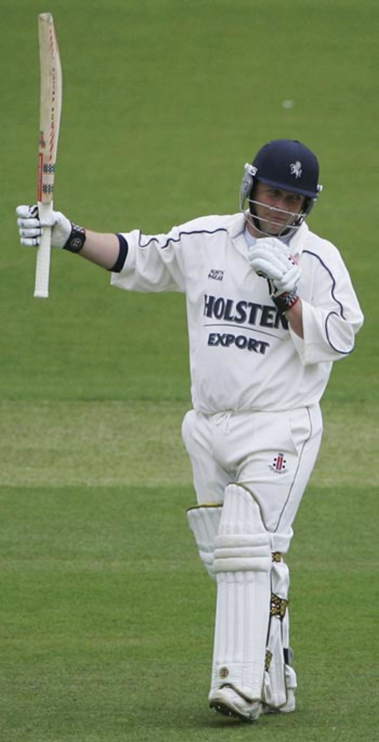 Matthew Walker reaches his hundred, Middlesex v Kent, County Championship, Lord's, April 27, 2006