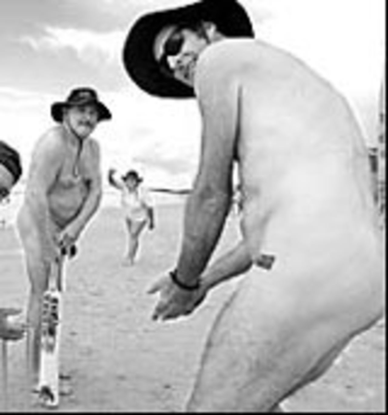 Nude cricketers in Australia