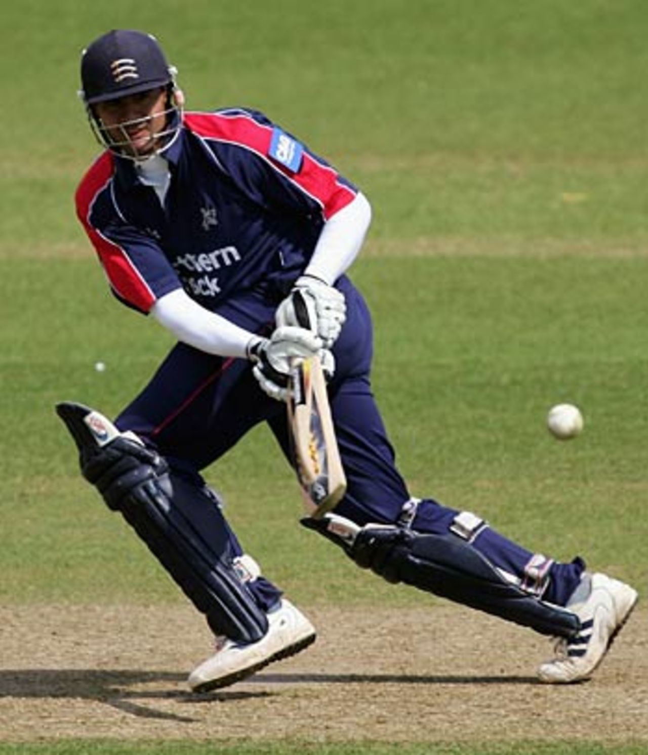 Owais Shah works to leg during his half century, Sussex v Middlesex, C&G Trophy, Hove, May 1, 2006