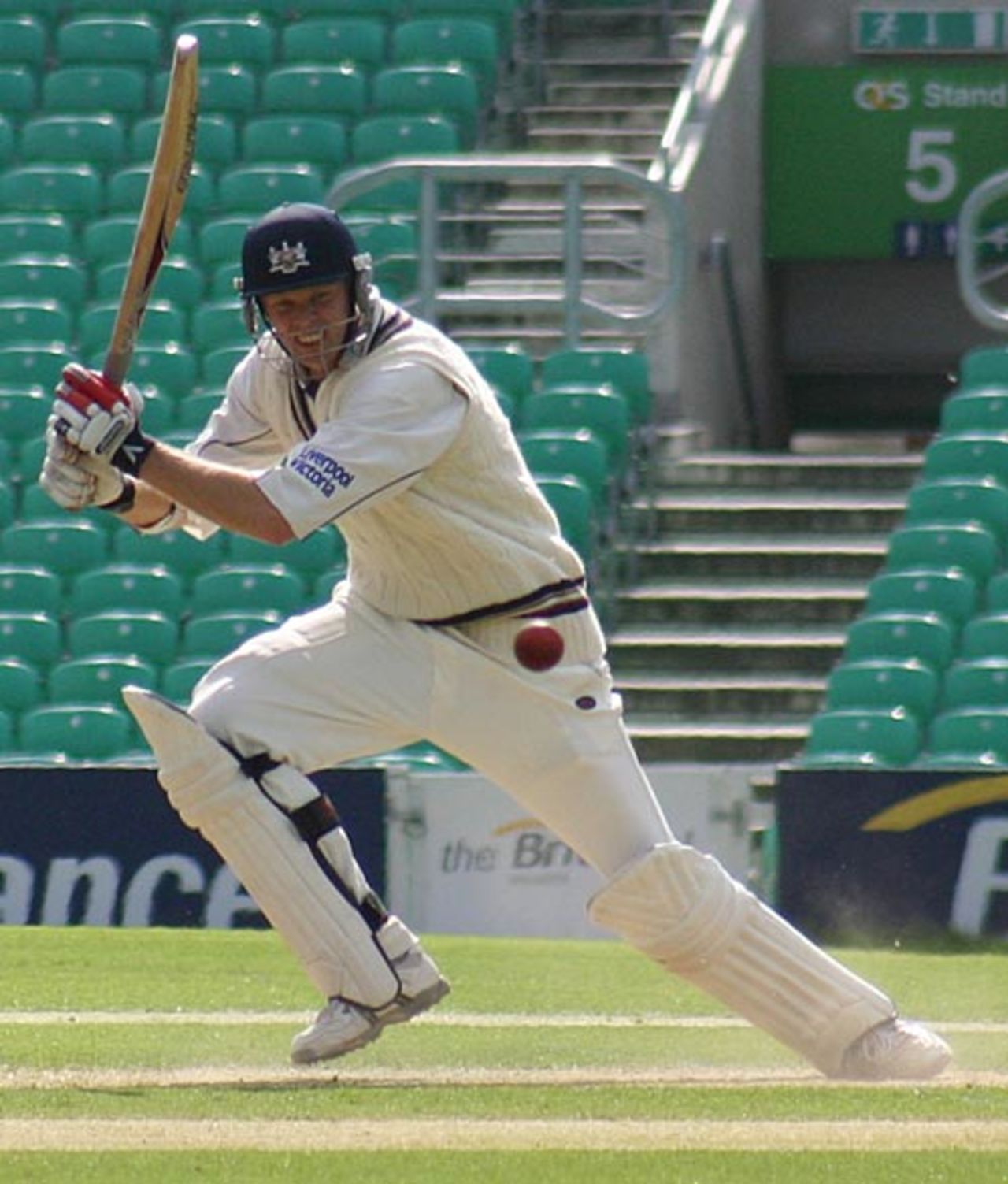 Phil Weston drives on his way to 102, Surrey v Gloucestershire, The Oval, May 3, 2006
