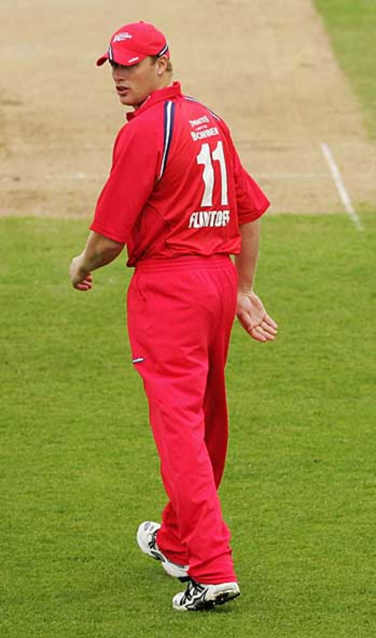 Andrew Flintoff makes a rare appearance for Lancashire, Northamptonshire v Lancashire, C&G Trophy, Northampton, May 7, 2006