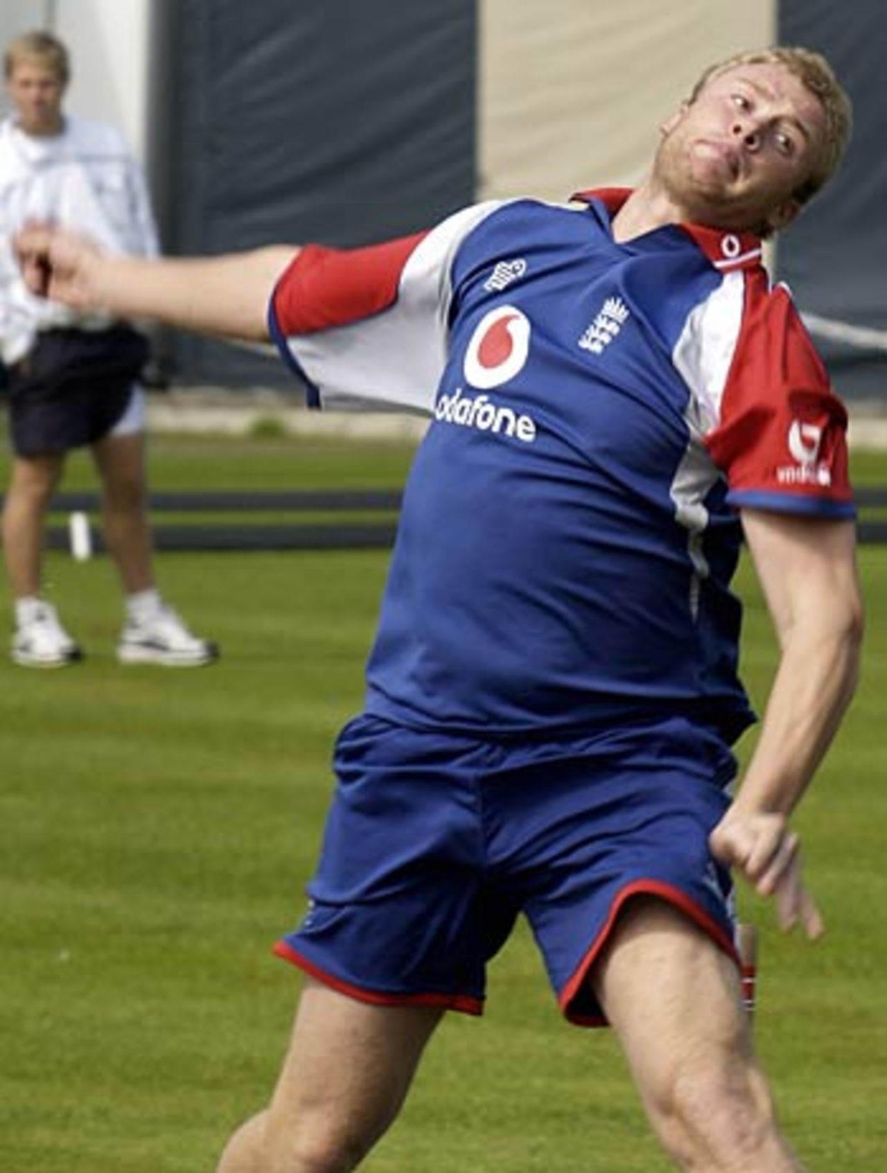 Andrew Flintoff steps up his training for the first Test against Sri Lanka, Lord's, May 10, 2006