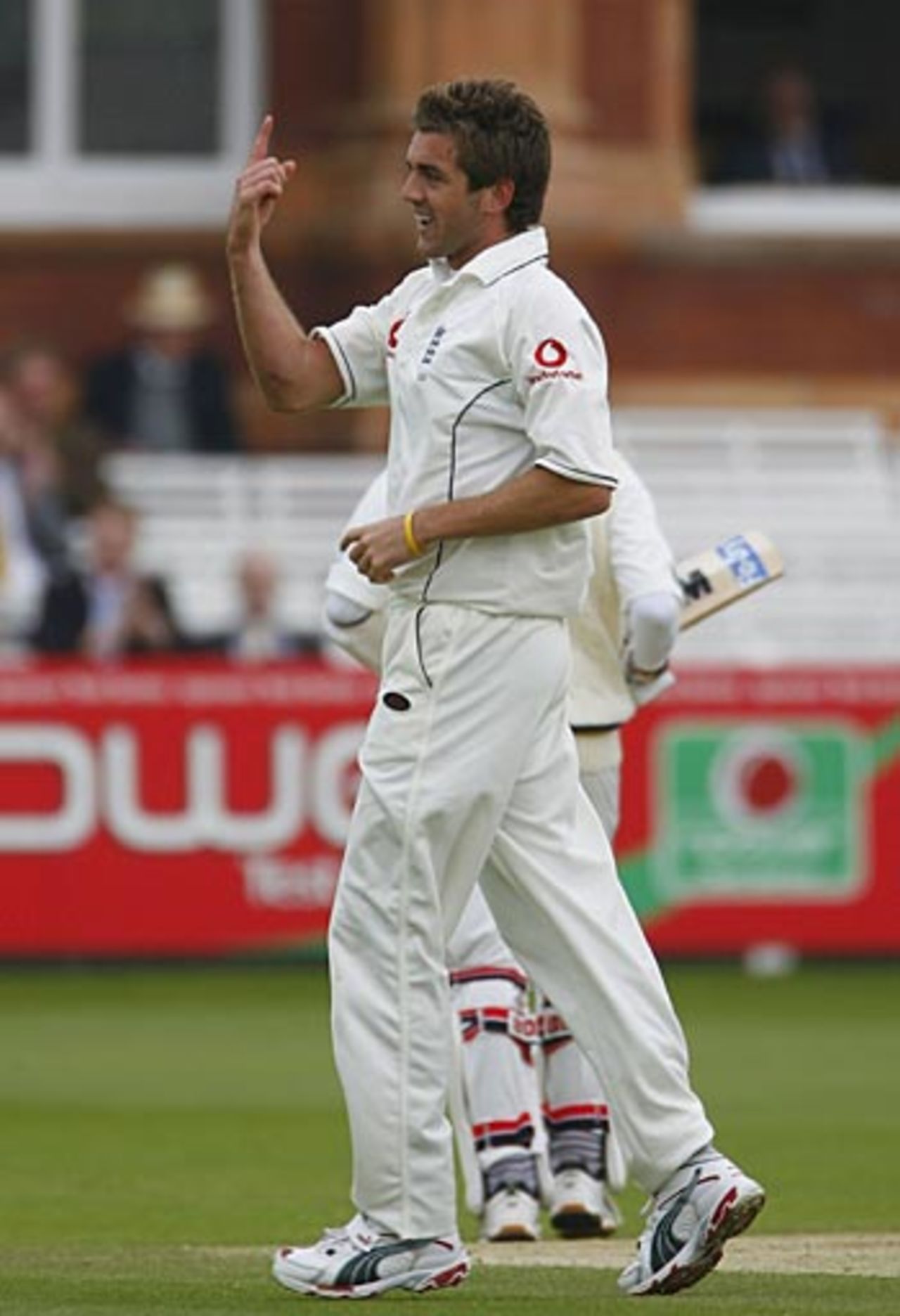 Liam Plunkett celebrates Tillakaratne Dilshan's wicket, England v Sri Lanka, 1st Test, Lord's, May 15, 2006