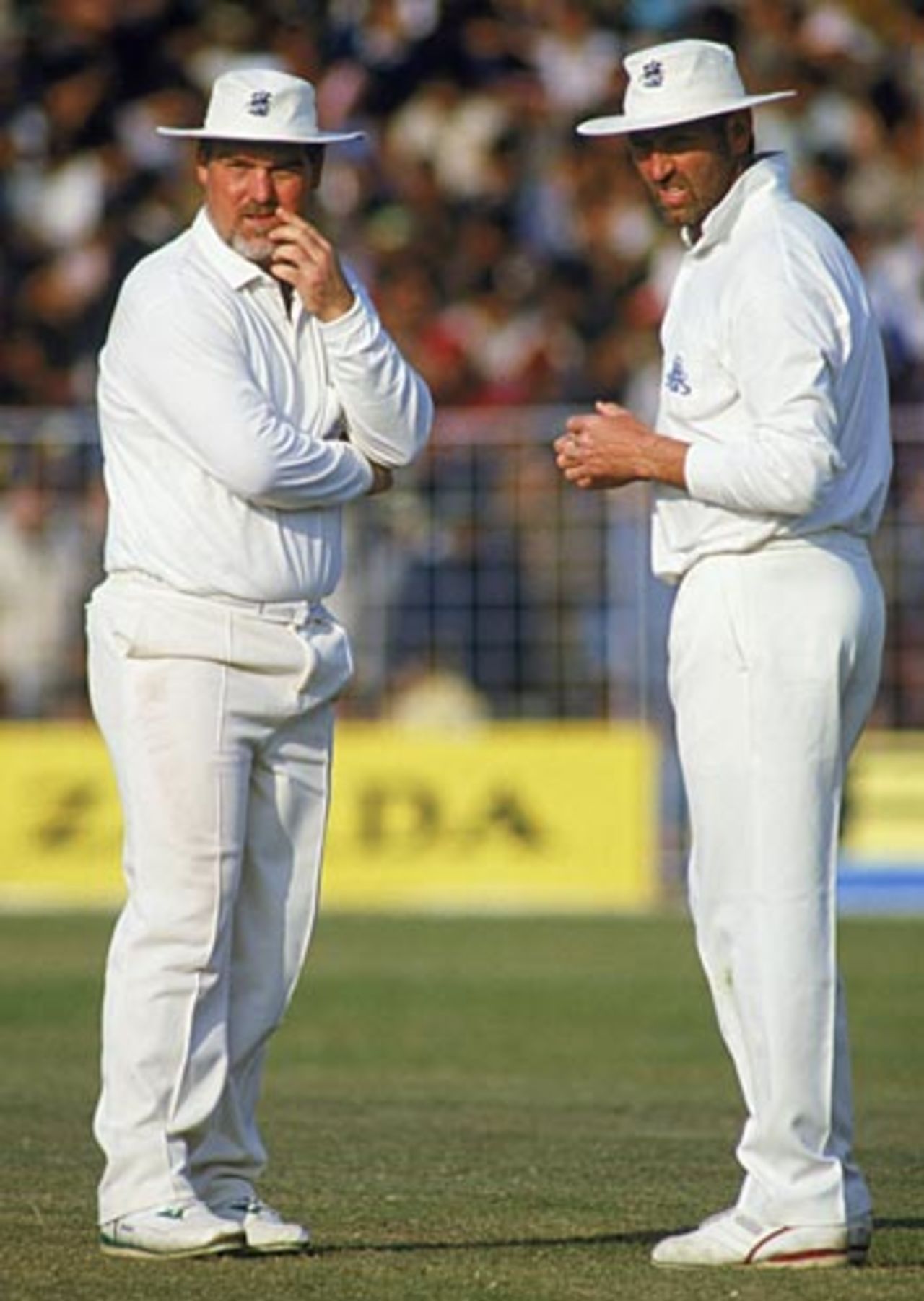 Mike Gatting and Graham Gooch search for inspiration in India, January 21, 1993