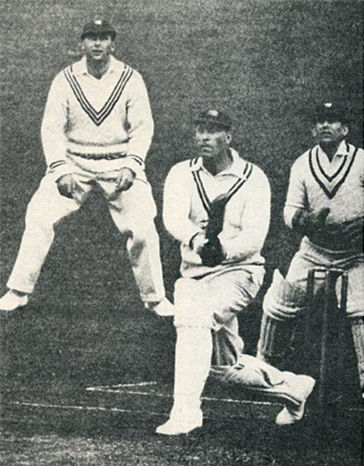 Jim Smith hammers another six, Middlesex v Somerset, Lord's, 1936