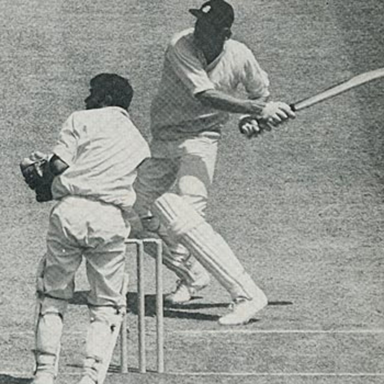 Tony Greig hooks for four on his way to 106, England v India, 2nd Test, Lord's, June 21, 1974