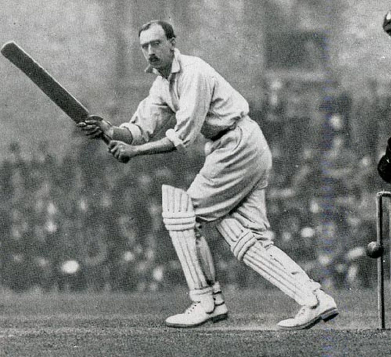 Percy Fender on his way to 185 against Hampshire at The Oval in 1922