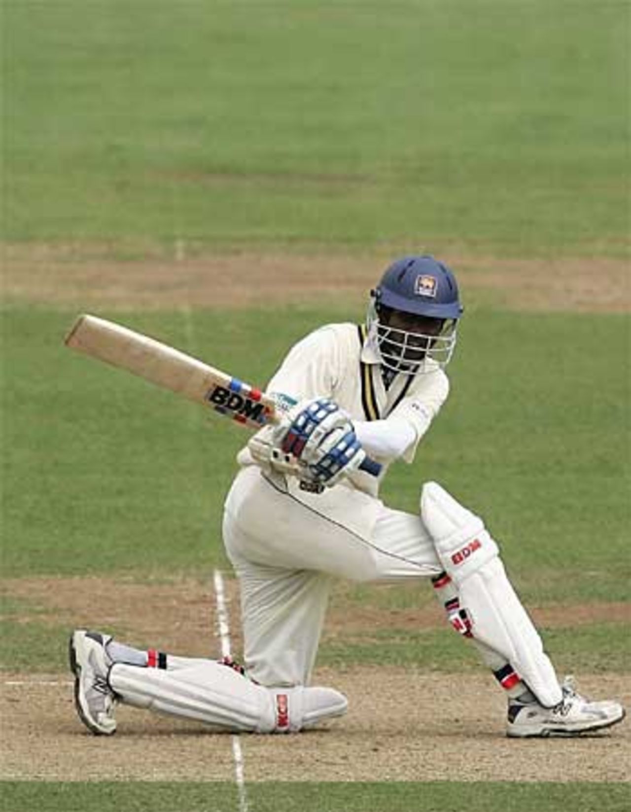 Upul Tharanga sweeps along untroubled during his hundred, Sussex v Sri Lanka, Hove, May 18, 2006