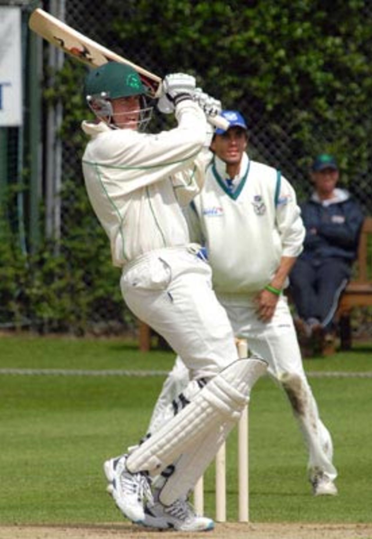 Trent Johnston pulls during his 71 as Ireland build a lead of 78, Ireland v Namibia, ICC Intercontinental Cup, Clontarf, May 19, 2006