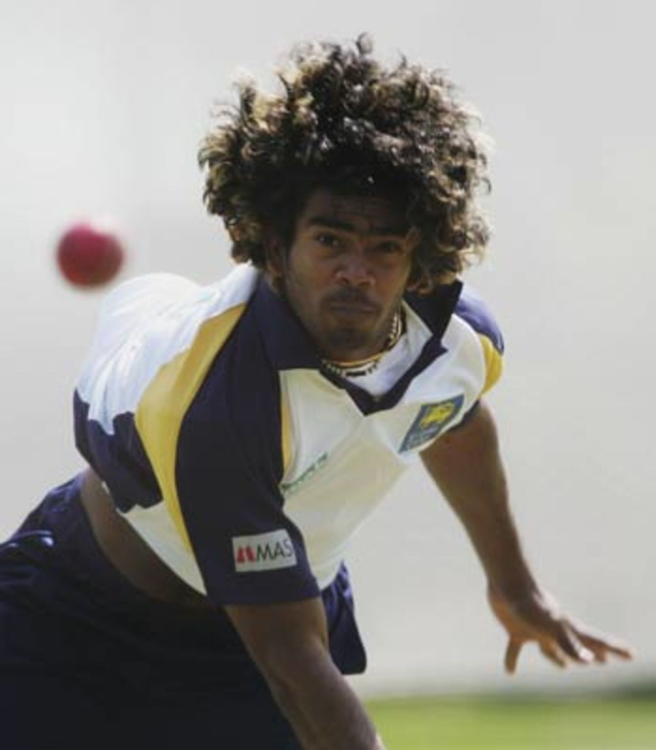 Lasith Malinga roars into bowl, Edgbaston, May 23, 2006