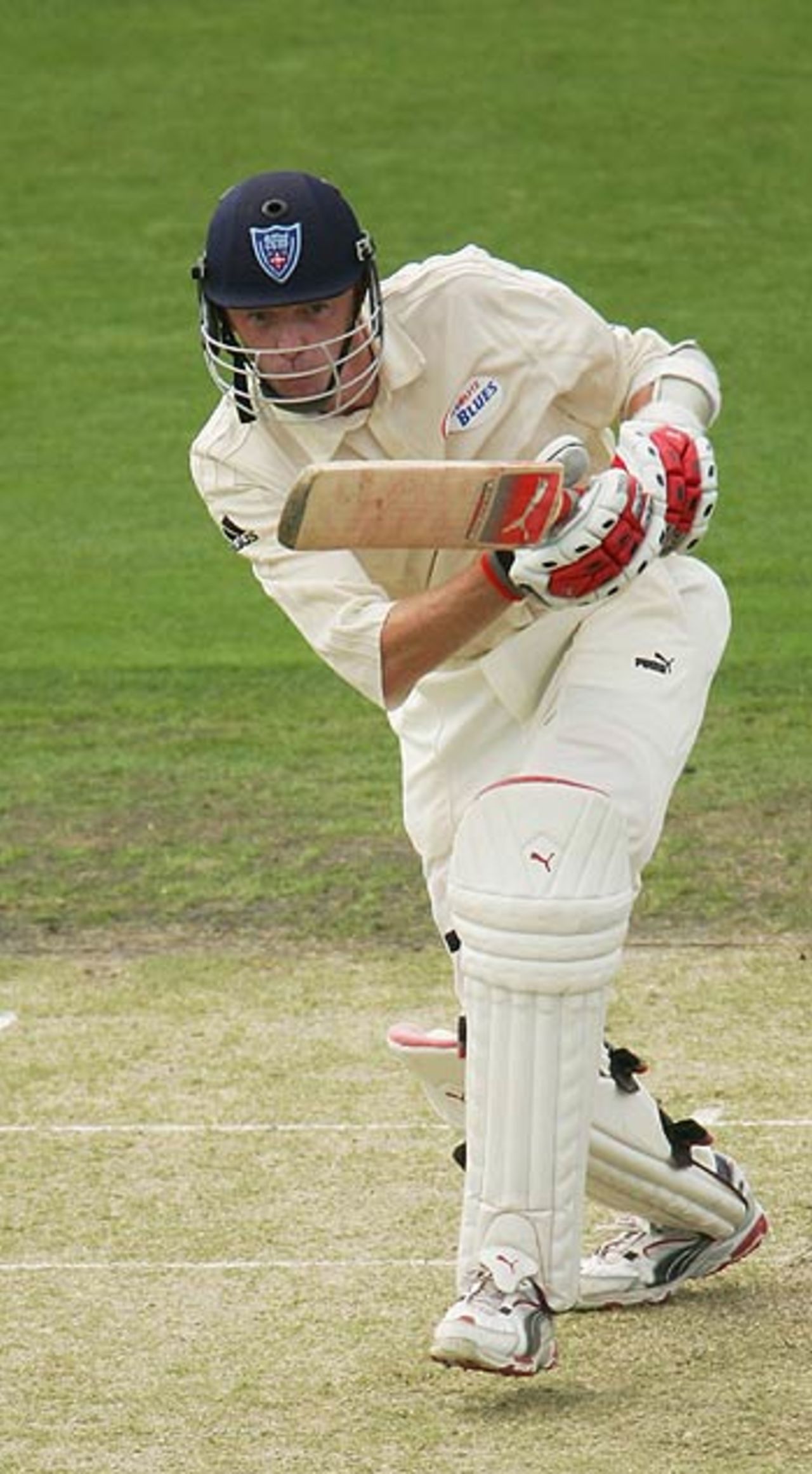 Greg Mail playing a Pura Cup match for New South Wales, against Victoria, at the St Kilda Cricket Ground in Melbourne on 7 December 2005