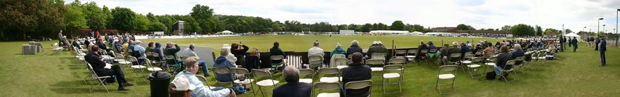 A panoramic view of Horsham during the cricket festival, Sussex v Middlesex, County Championship, Horsham, May 31, 2006