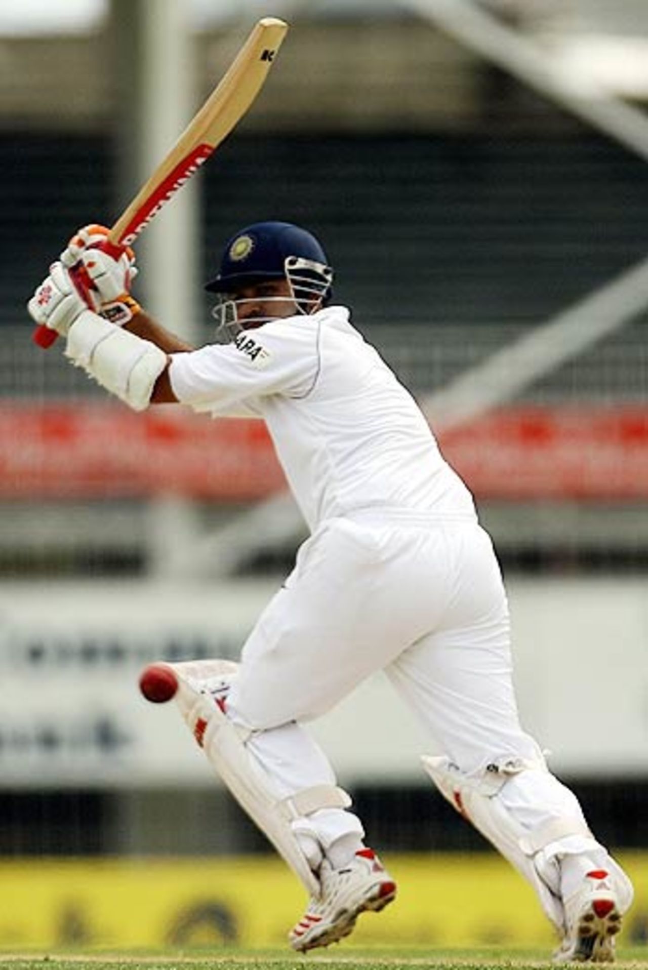 Virender Sehwag flicks off his pads, West Indies v India, 1st Test, Antigua, 1st day, June 2, 2006