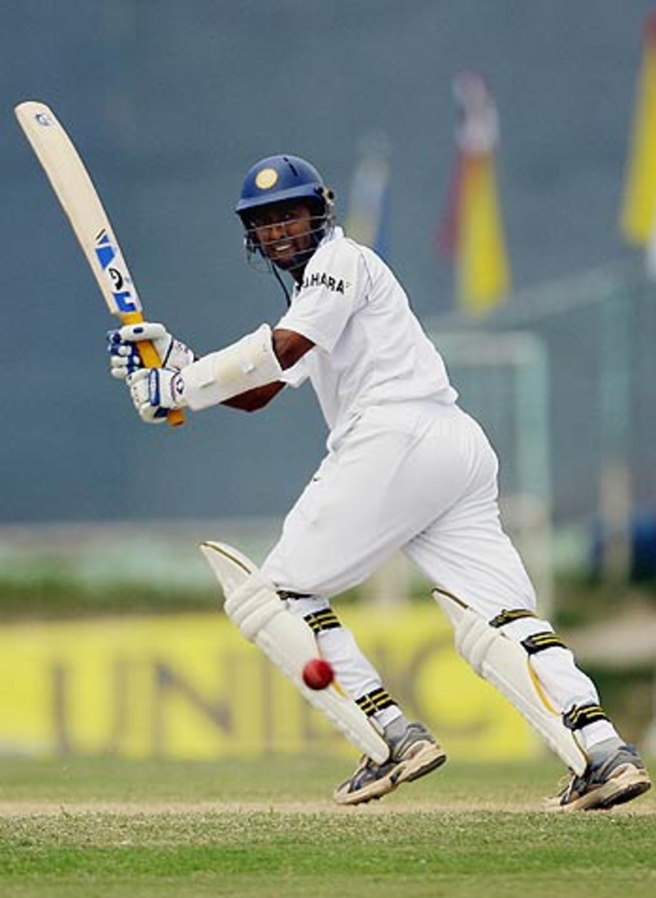 Wasim Jaffer clips one off his legs, West Indies v India, 1st Test, Antigua, 3rd day, June 4, 2006