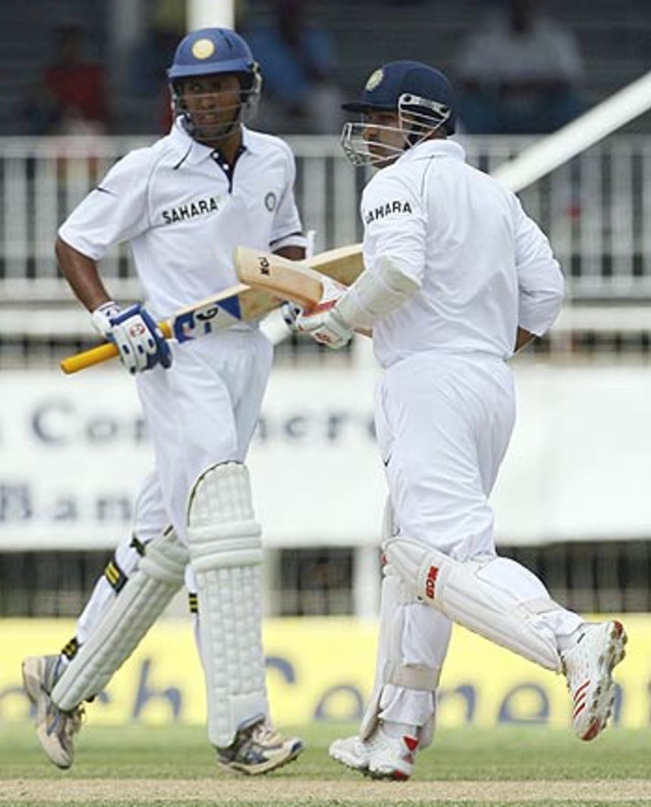 Wasim Jaffer and Virender Sehwag added 72 for the first wicket, West Indies v India, 1st Test, Antigua, 3rd day, June 4, 2006