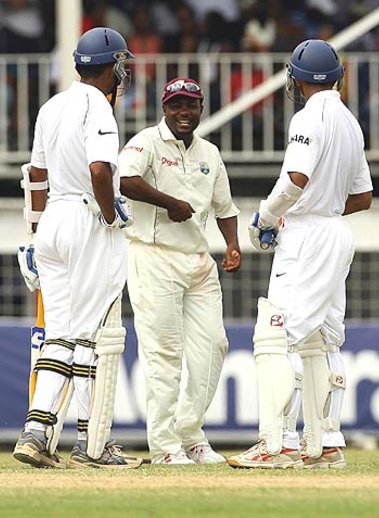 Brian Lara has some batting tips on offer, West Indies v India, 1st Test, Antigua, 4th day, June 5, 2006