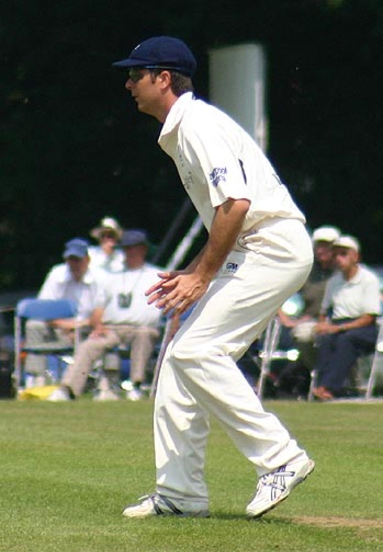 Michael Vaughan fielding at Southgate, Middlesex v Yorkshire, Southgate, June 8, 2006