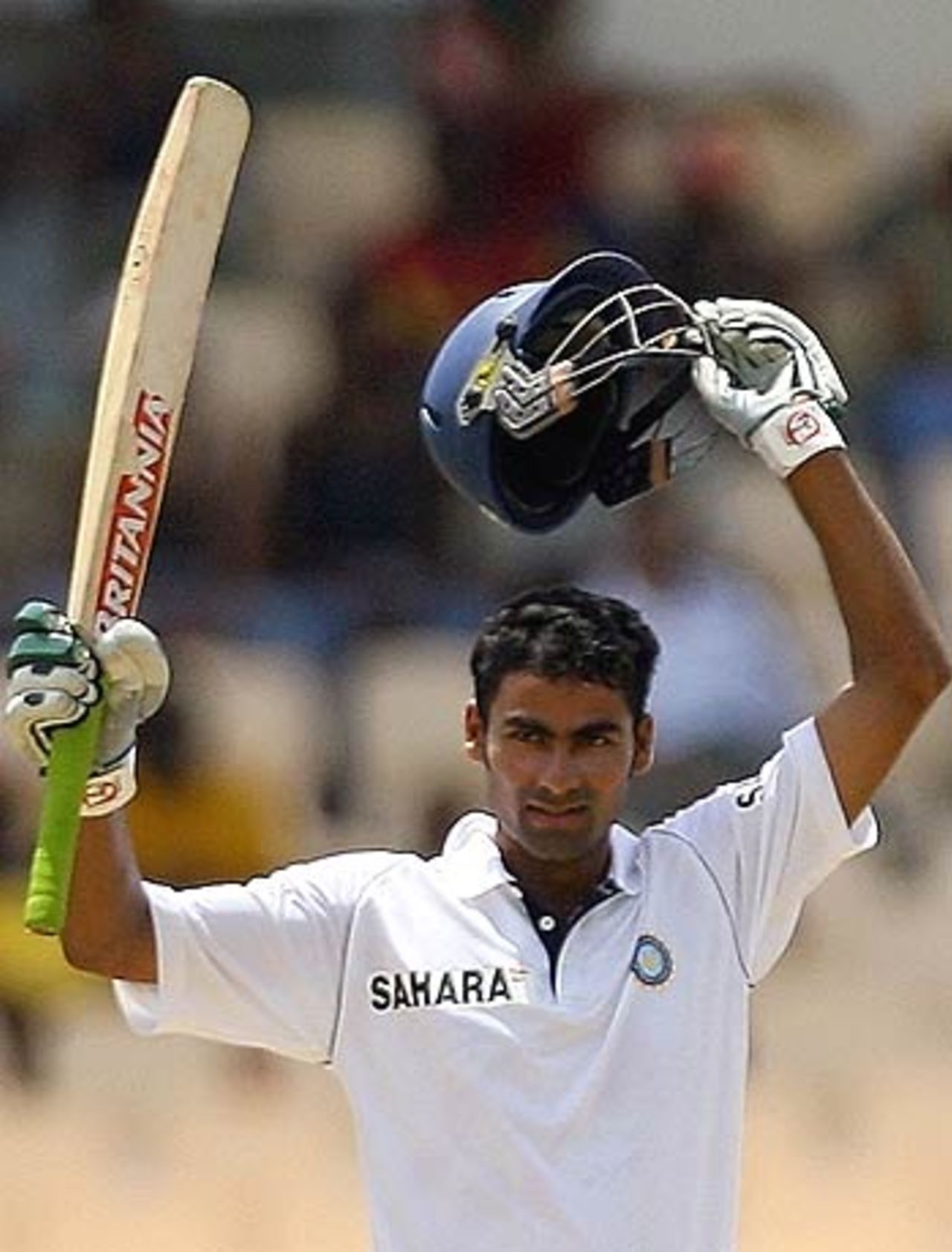 A Test century at last for Mohammad Kaif, West Indies v India, 2nd Test, St Lucia, 2nd day, June 11, 2006