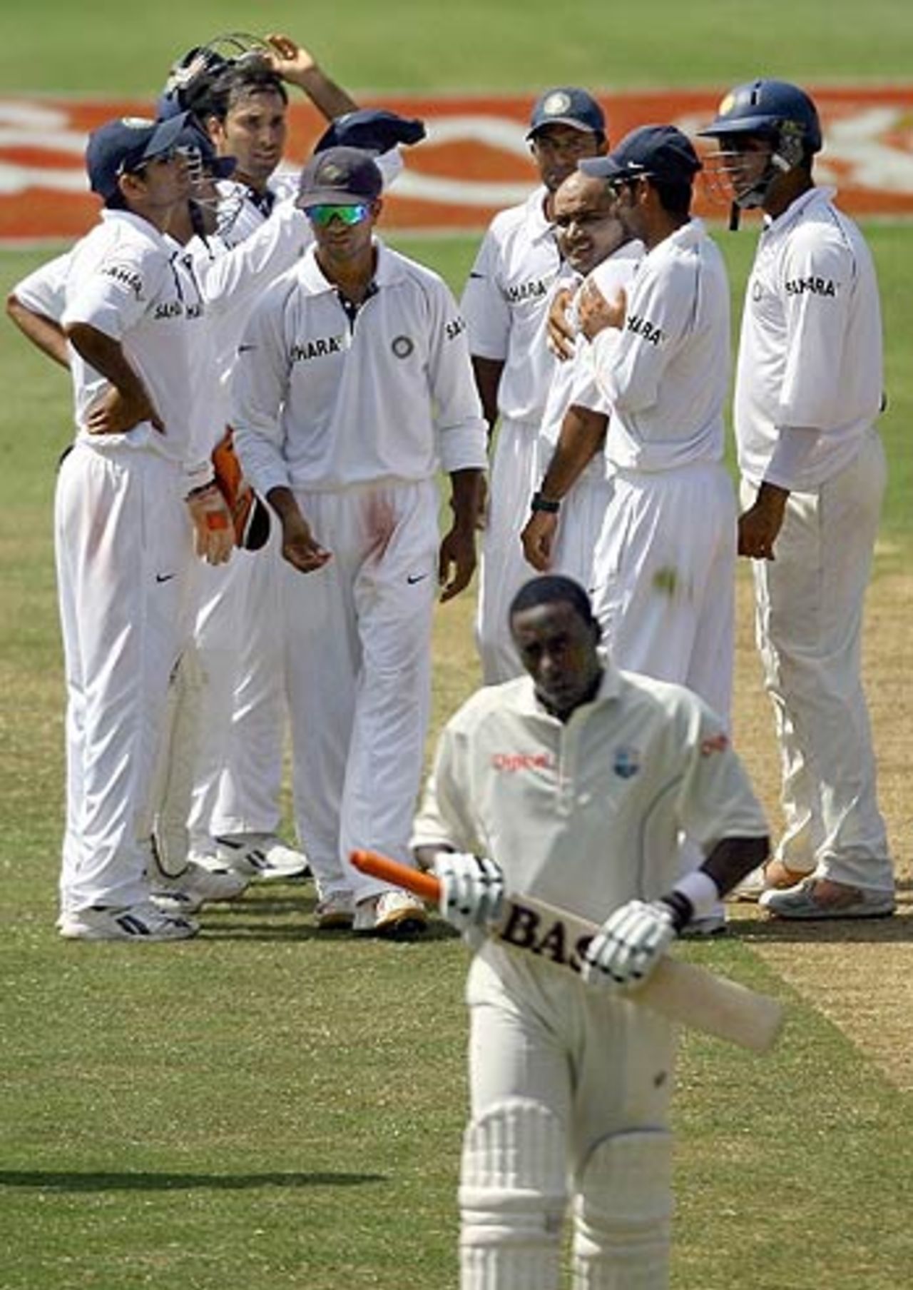 Pedro Collins was Virender Sehwag's second victim, West Indies v India, 2nd Test, St Lucia, 3rd day, June 12, 2006