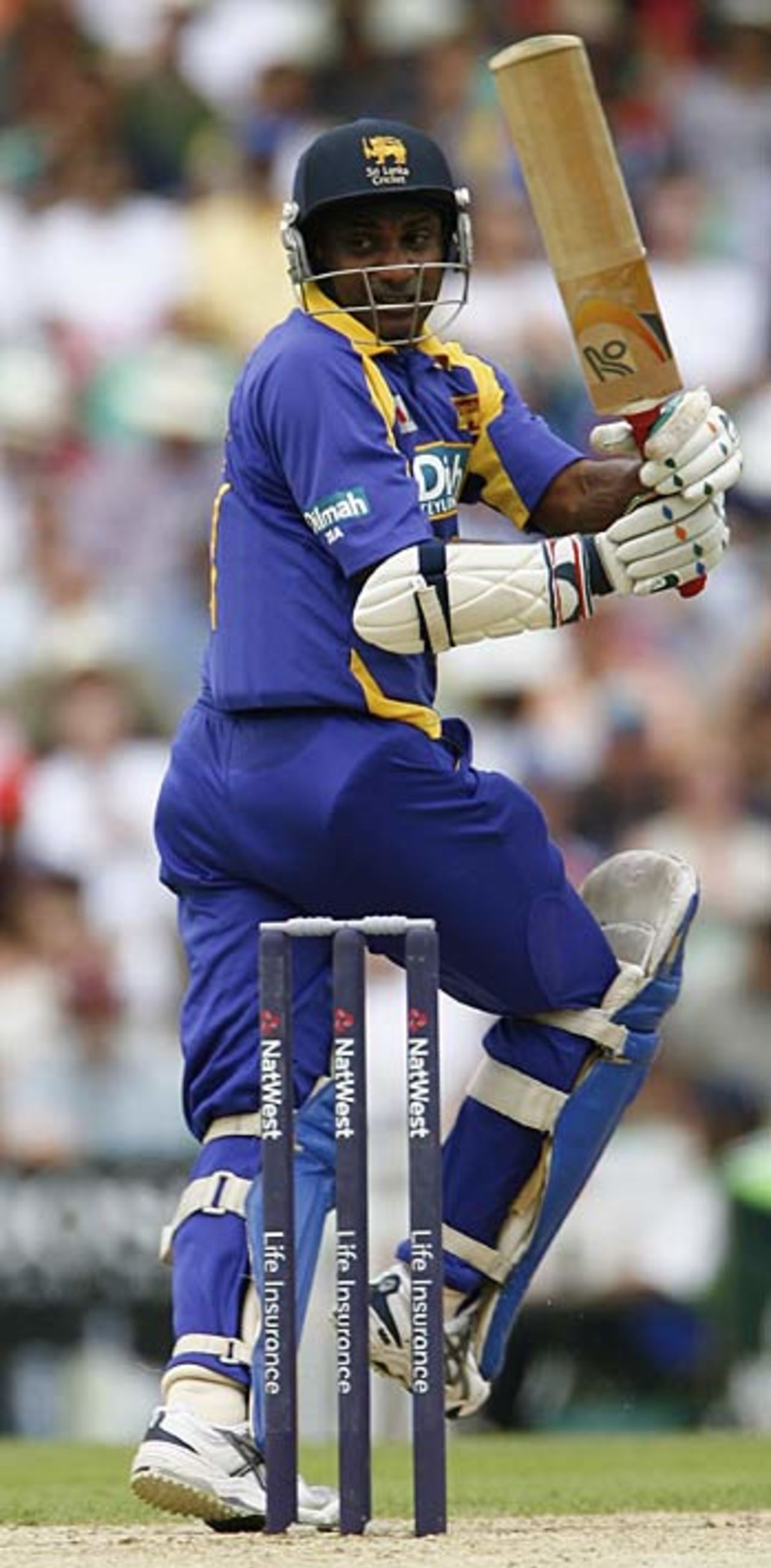 Sanath Jayasuriya on his way to his 20th one-day hundred, England v Sri Lanka, The Oval, June 20, 2006