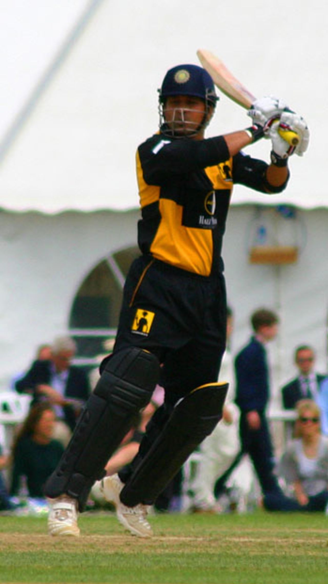 Up on his toes, Sachin Tendulkar cuts during his 155 for Lashings, Cambridge University v Lashings World XI, Fenners, June 21, 2006