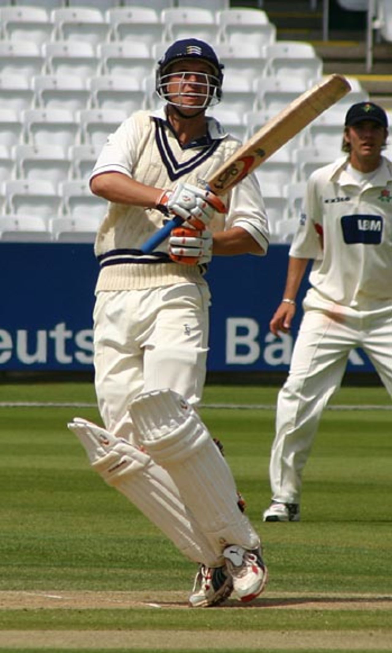 Ed Smith pulls a four on his way to 114, Middlesex v Lancashire, Lord's, June 23, 2006