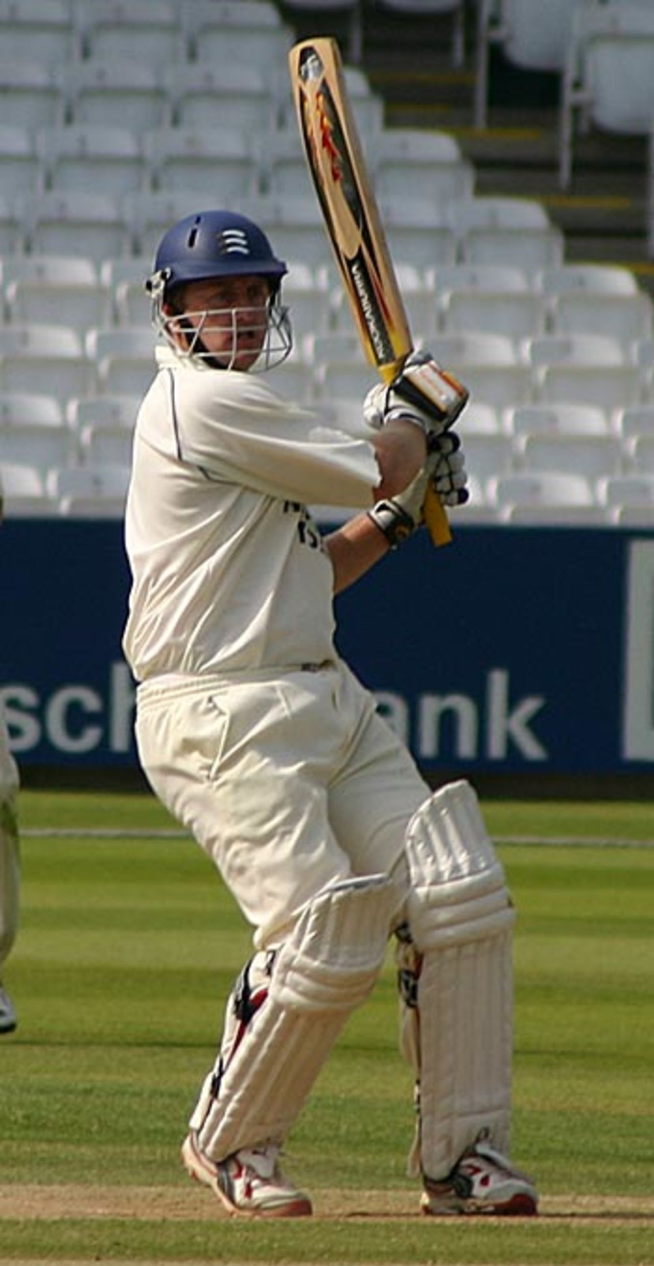 Scott Styris hammers a six on his way to a 113-ball hundred, Middlesex v Lancashire, Lord's, June 23, 2006