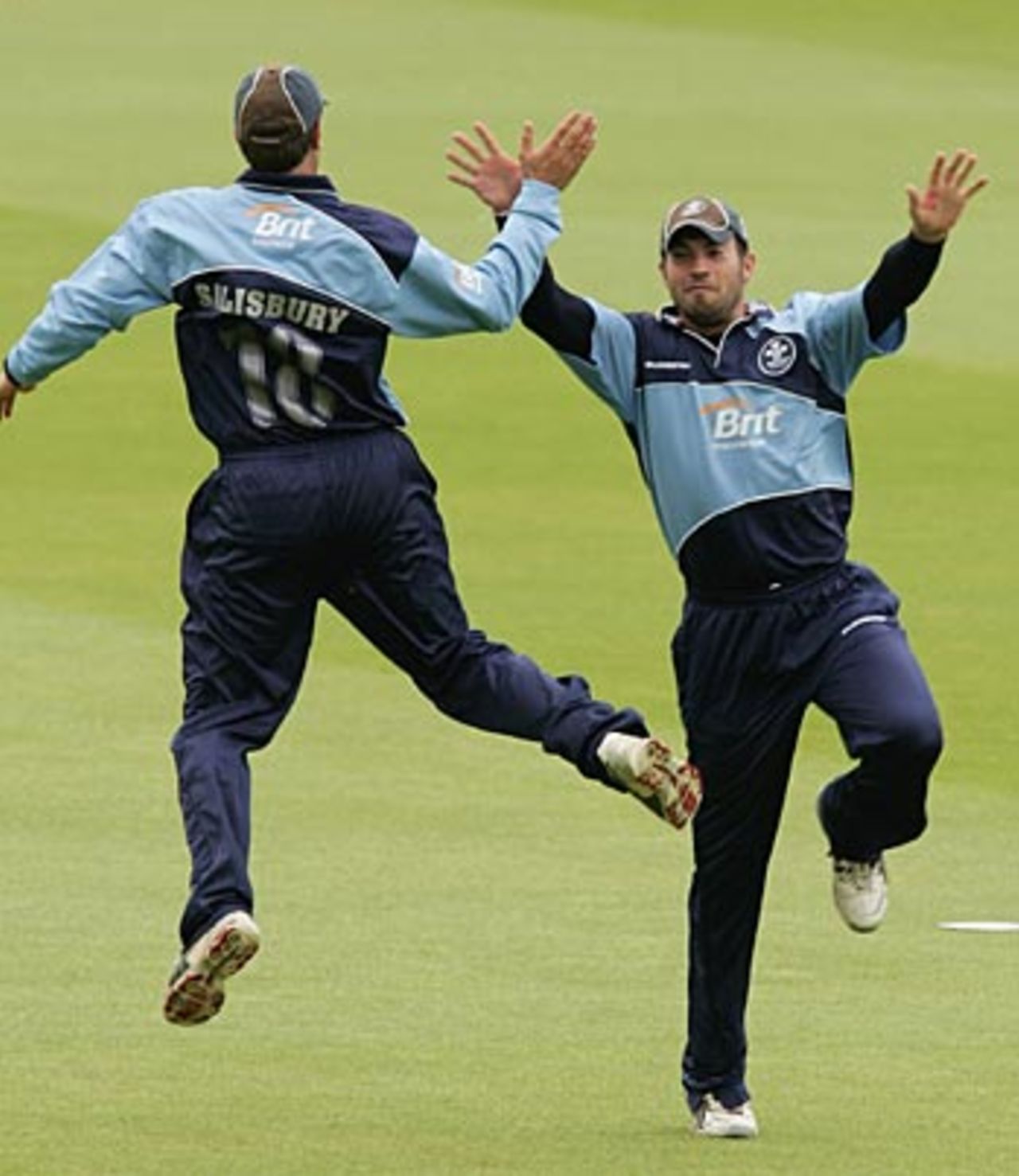 James Benning celebrates catching Ed Smith, Middlesex v Surrey, Lord's, June 27, 2006
