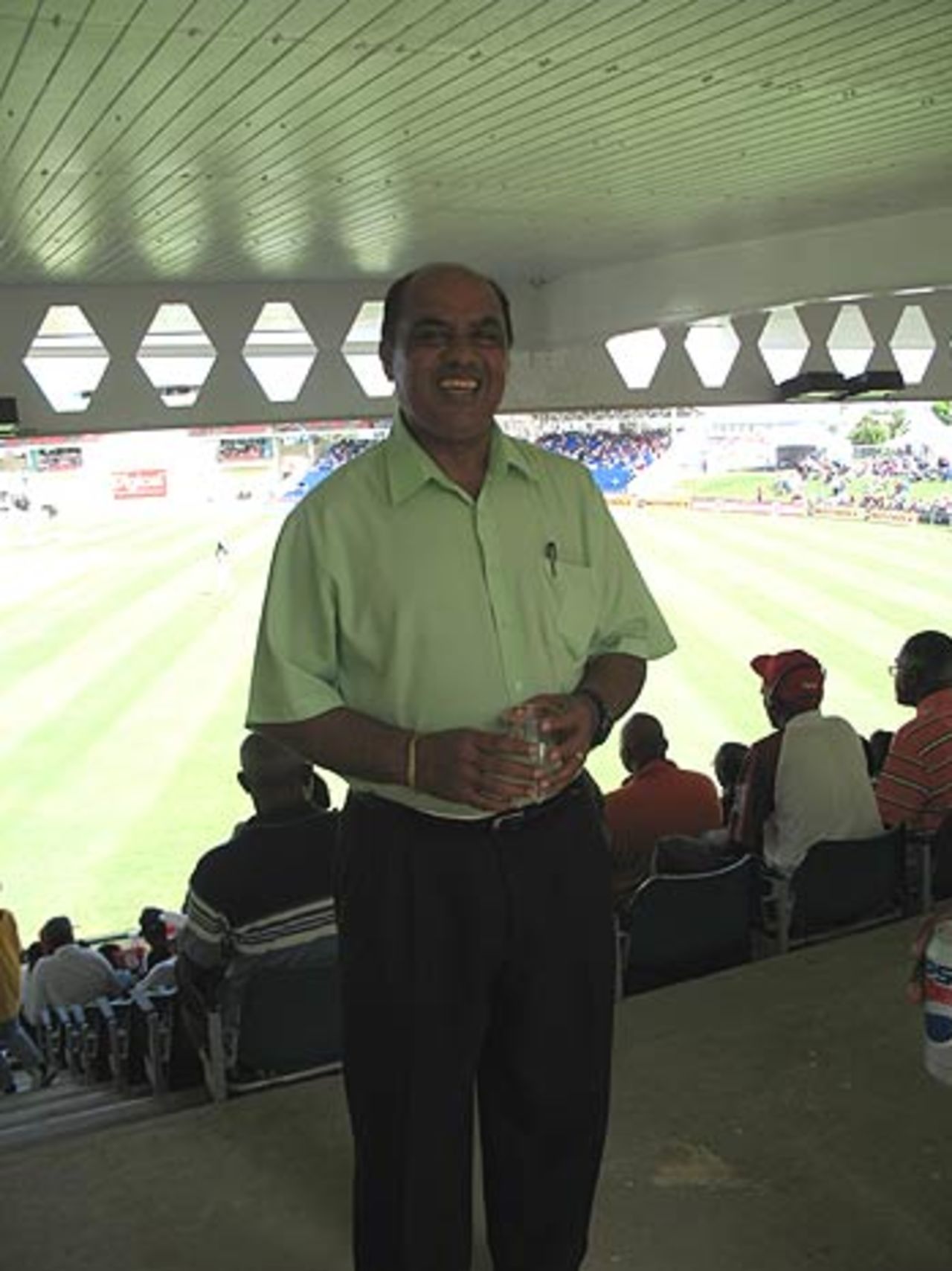 Rangy Nanan reminisces during the St. Kitts Test, West Indies v India, 3rd Test, St Kitts, June 26 2006