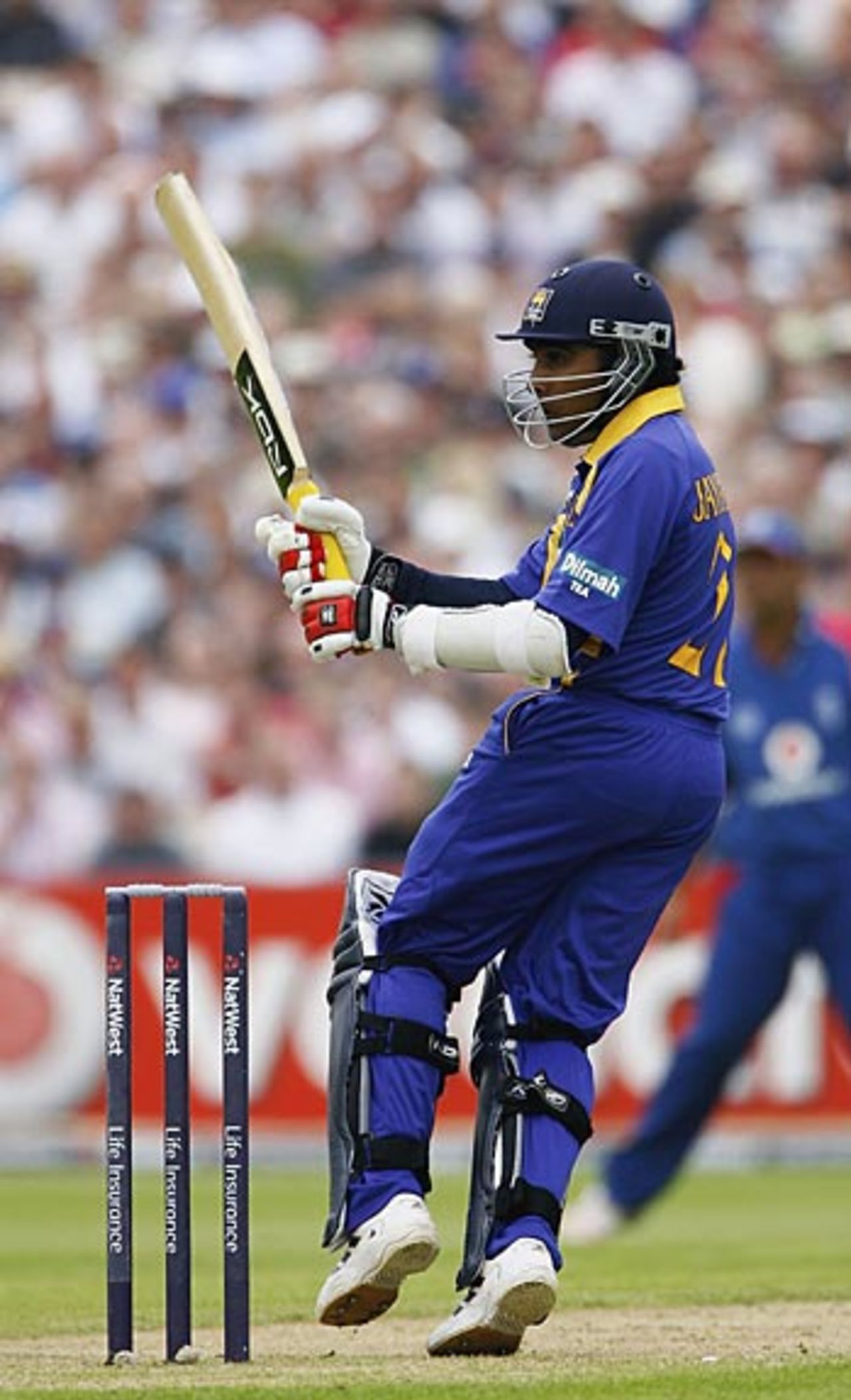 Mahela Jayawardene swivel-pulls fine for four, England v Sri Lanka, 4th ODI, Old Trafford, June 28, 2006