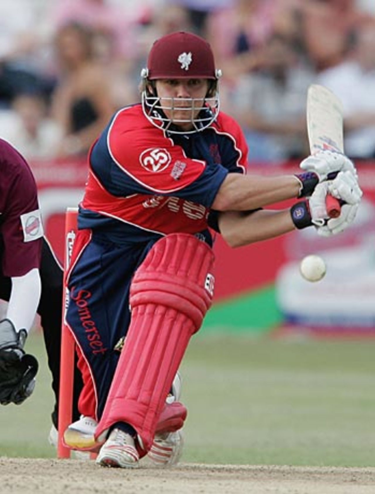 James Hildreth reverse sweeps, Northamptonshire v Somerset, Northampton,  June 29, 2006