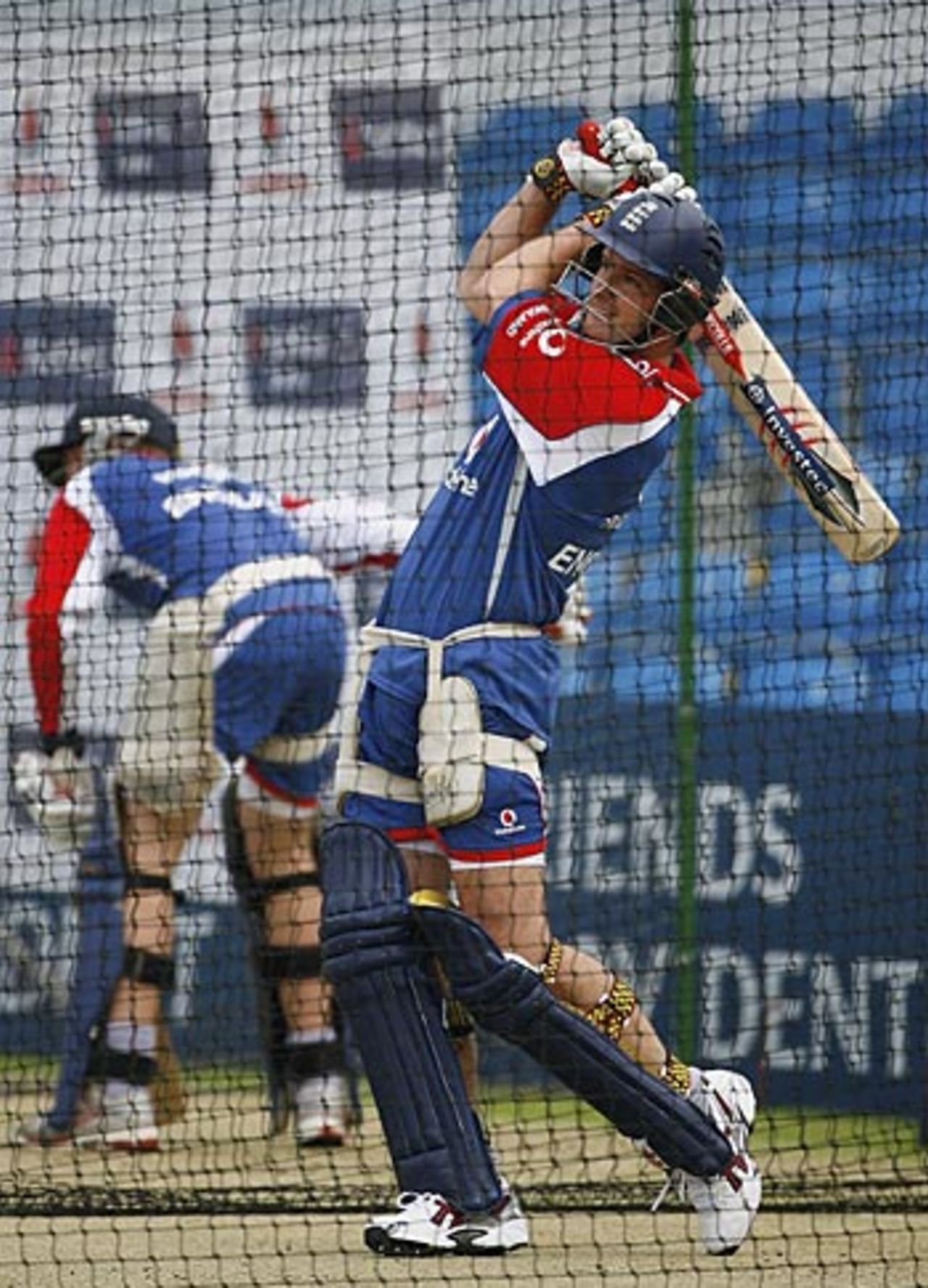 Aggressive intent: Andrew Strauss clobbers one over the top ahead of tomorrow's final one-dayer at Headingley, June 30, 2006