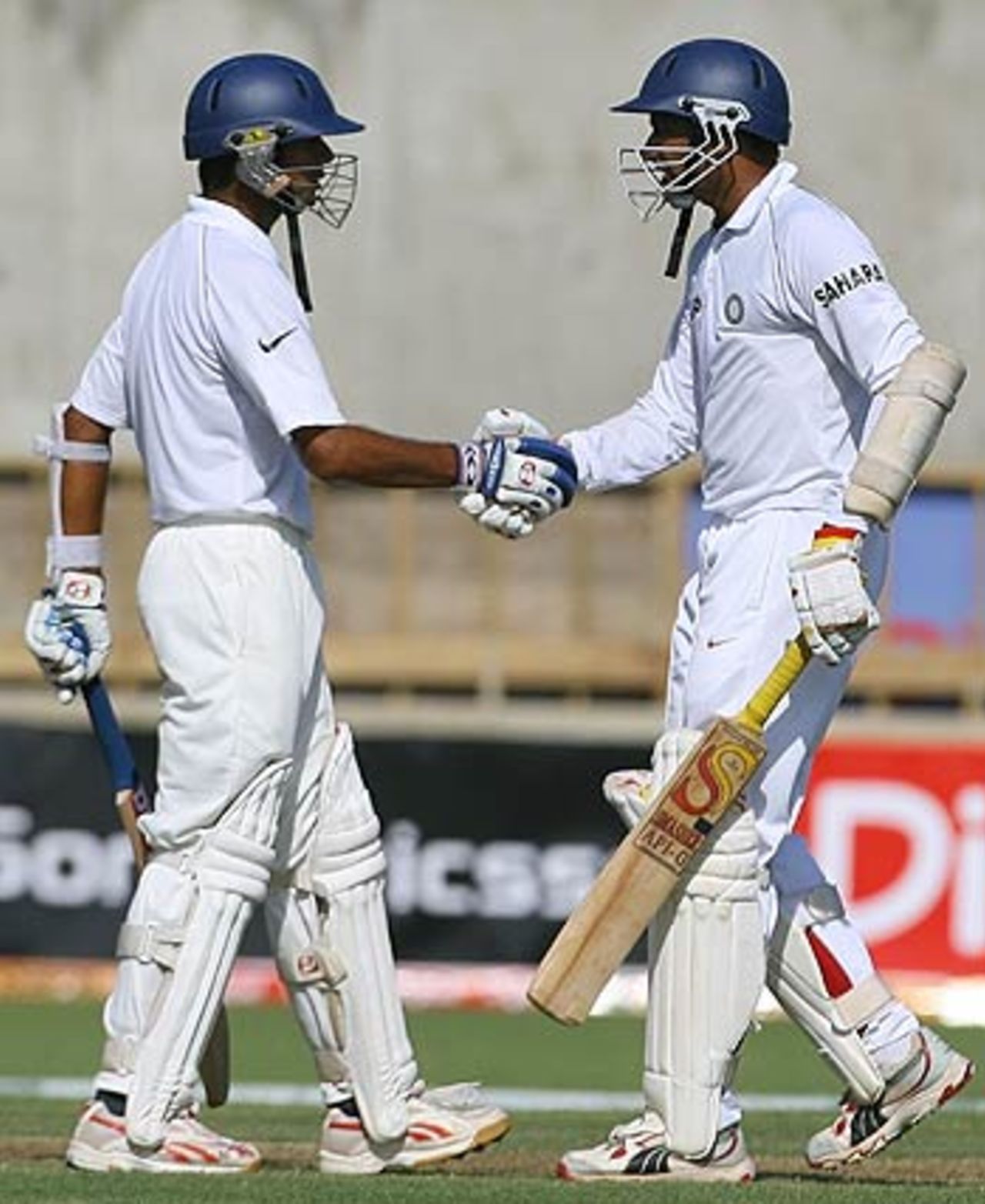 Rahul Dravid and Anil Kumble added 93 runs for the seventh wicket, West Indies v India, 4th Test, Jamaica, 1st day, June 30, 2006