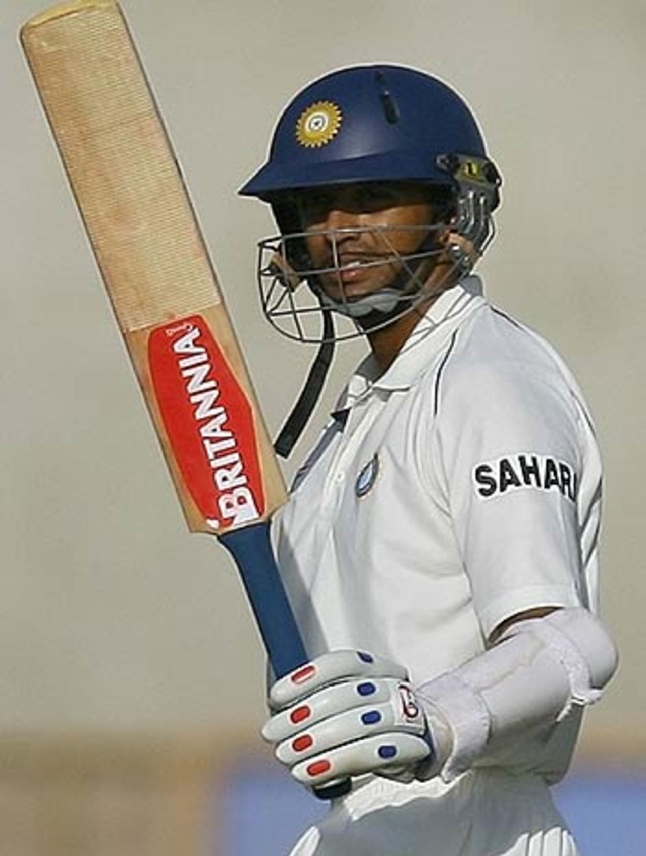 Rahul Dravid celebrates his fifty, West Indies v India, 4th Test, Jamaica, 2nd day, July 1, 2006