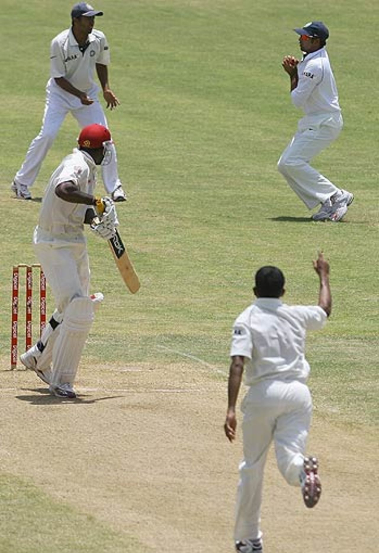 VVS Laxman snaps up Chris Gayle, West Indies v India, 4th Test, Jamaica, 3rd day, July 2, 2006